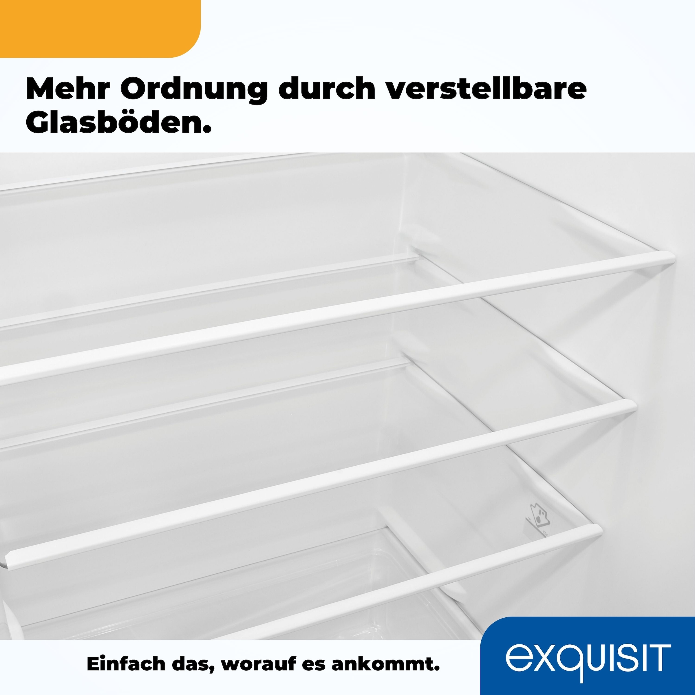 exquisit Kühl-/Gefrierkombination »KGC265-70-040D inoxlook«