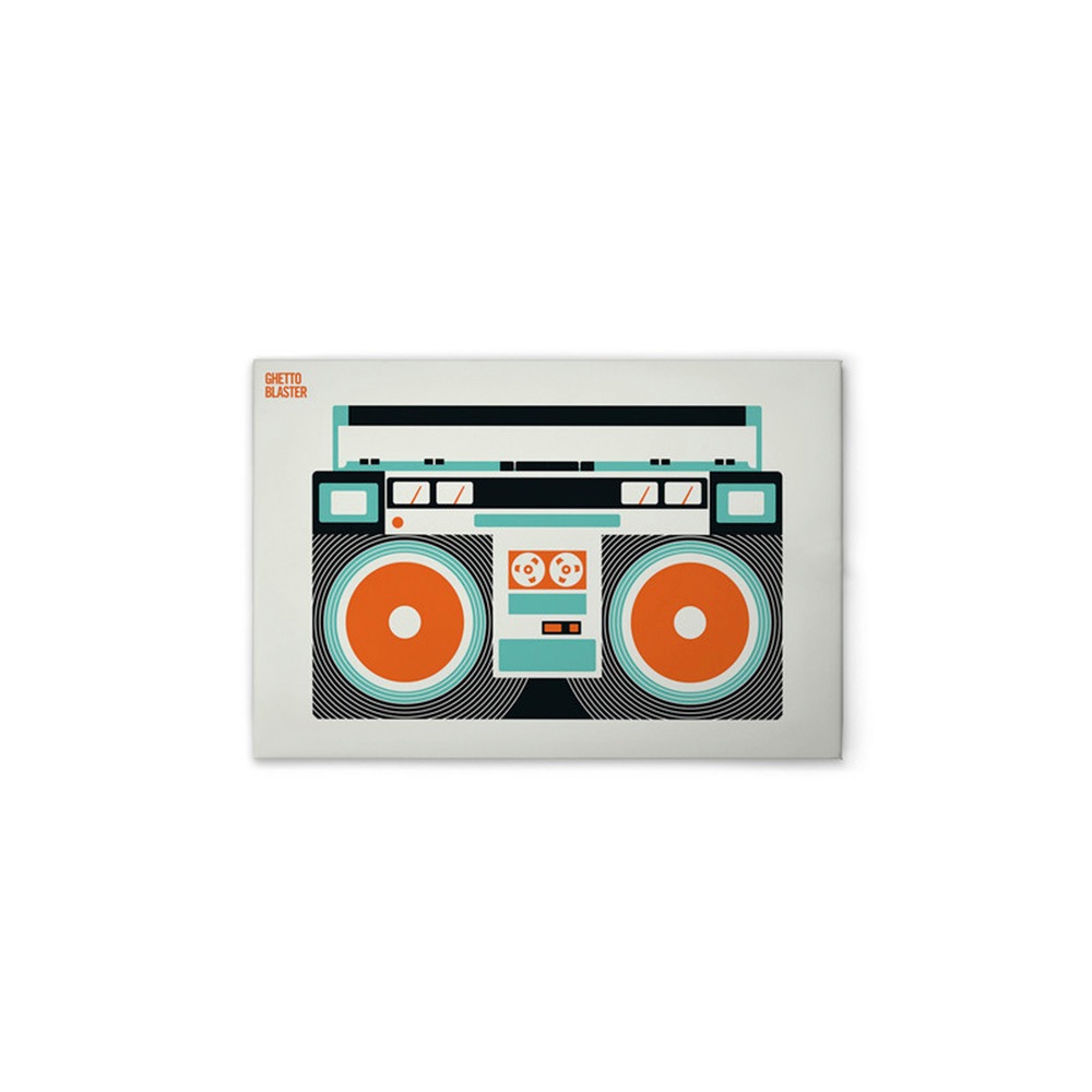 A.S. Création Leinwandbild »Ghetto Blaster - Wandbild Creme Schwarz Keilrah günstig online kaufen