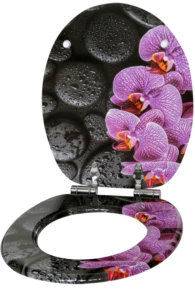 Sanilo Badaccessoire-Set »Madeira« bestehend aus WC-Sitz, Badteppich, Stöpsel, Seifenspender, WC-Bürste