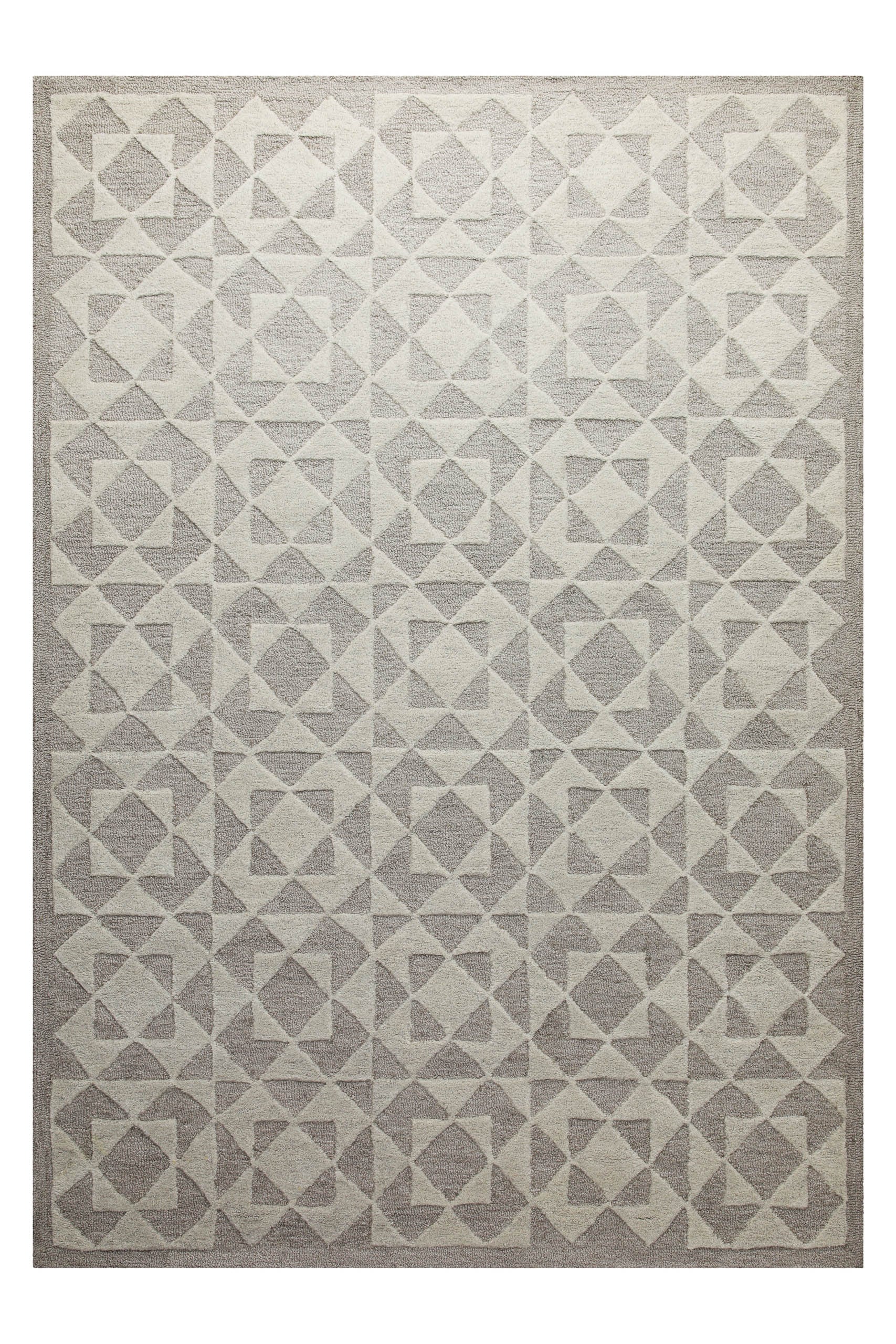 Wecon home Teppich »Downtown«, rechteckig, 10 mm Höhe, handgefertigt, pflegeleicht, Fasermix, Wohnzimmer, Schlafzimmer