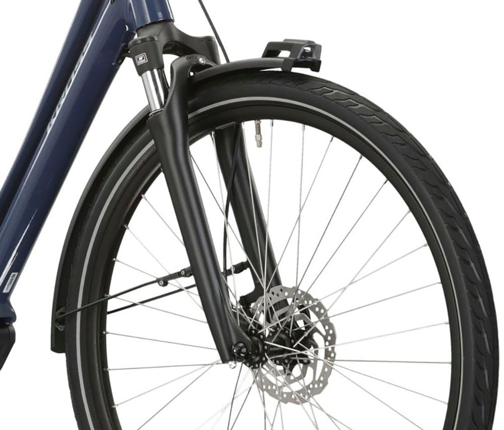 Kross E-Bike »E-Citybike Sentio Hybrid 4.0 28 Zoll blau«, 7 Gang, Shimano, NEXUS, Mittelmotor 250 W, Pedelec, Elektrofahrrad für Damen und Herren