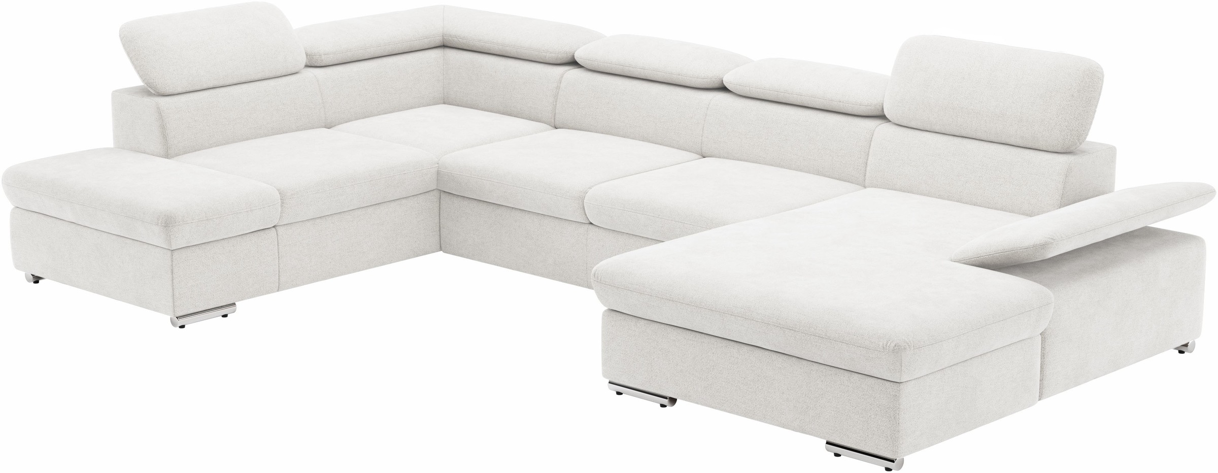 sit&more Wohnlandschaft »Valantine U-Form«, inkl. Kopf- und Armteilverstellung, wahlweise mit Bettfunktion