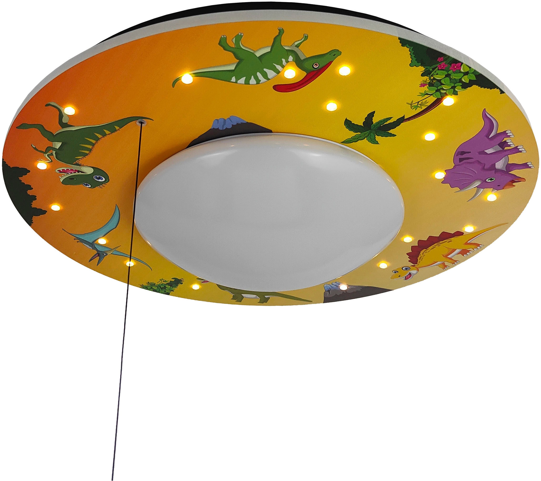niermann Deckenleuchte »Dinos« E27 1 Stk. hochwertiger Druck auf kompletter günstig online kaufen