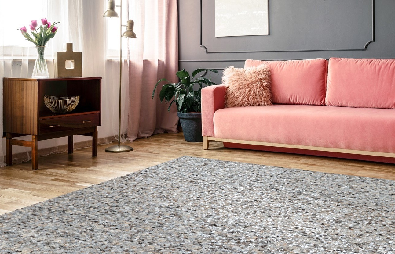 calo-deluxe Fellteppich "Vezzana 615" rechteckig 5 mm Höhe echtes Rinderfel günstig online kaufen