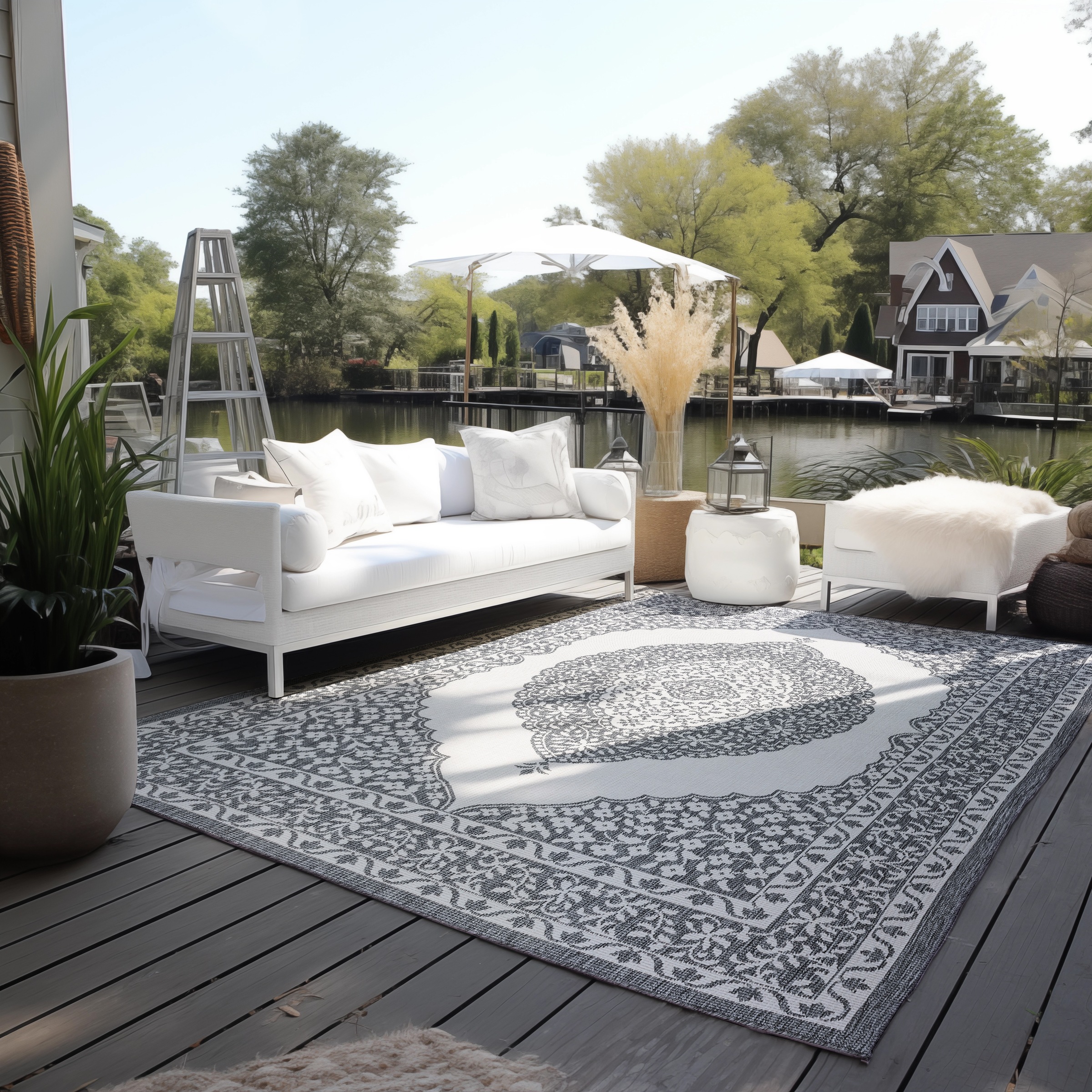 ELLE DECORATION Teppich »Meekly, In- und Outdoor«, rechteckig, 5 mm Höhe, F günstig online kaufen