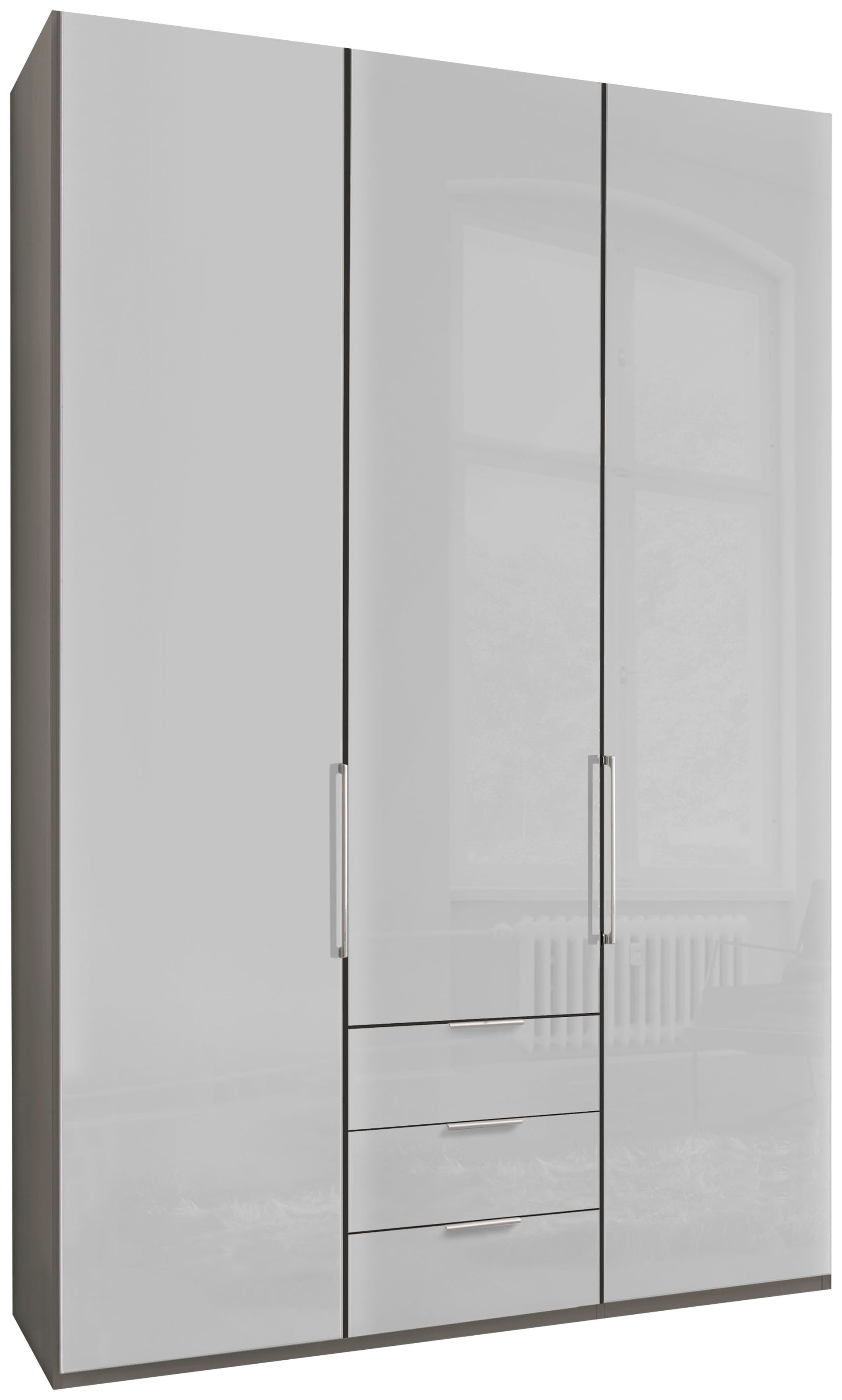WIEMANN Drehtürenschrank "Monaco", mit Glasfront sowie hochwertigen Beschlä günstig online kaufen