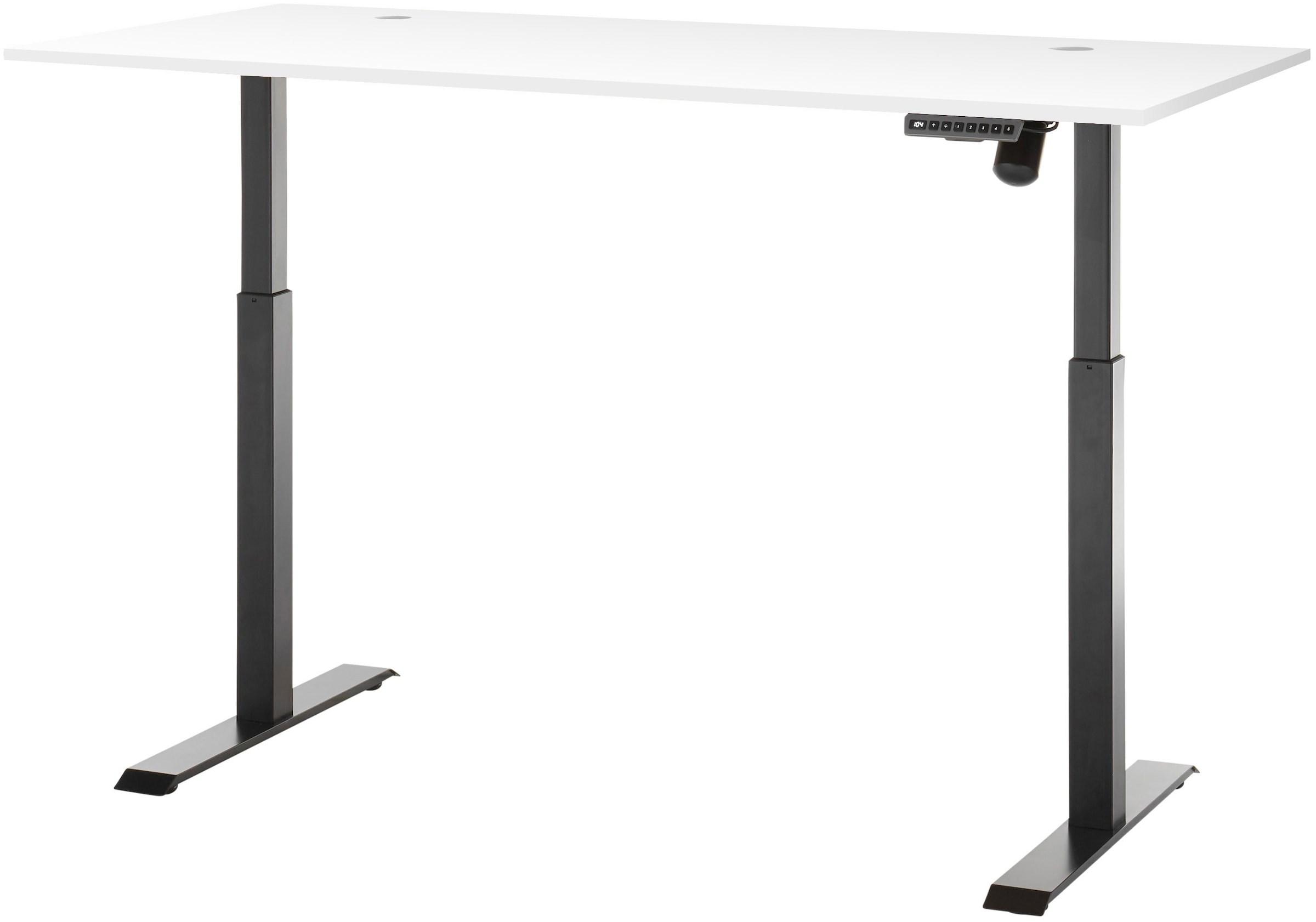 BEGA OFFICE Schreibtisch »Tim, elektrisch höhenverstellbarer Desk«, mit Anzeige und 4 Memory-Tasten, Breite 150 cm