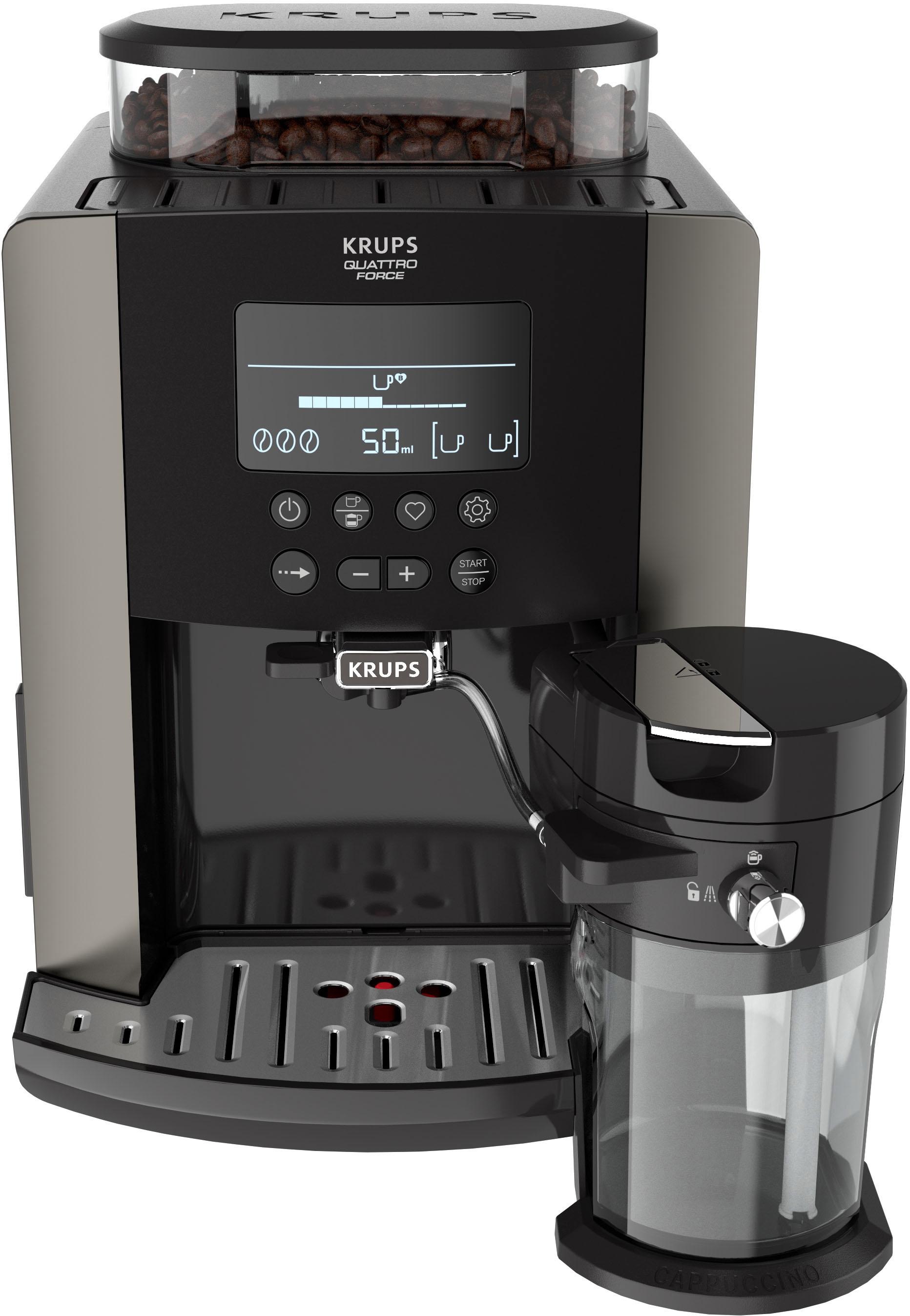 2. Bild von Krups Kaffeevollautomat »EA819E Arabica Latte«, Wassertankkapazität: 1,7 Liter, Pumpendruck: 15 Bar, LCD-Display