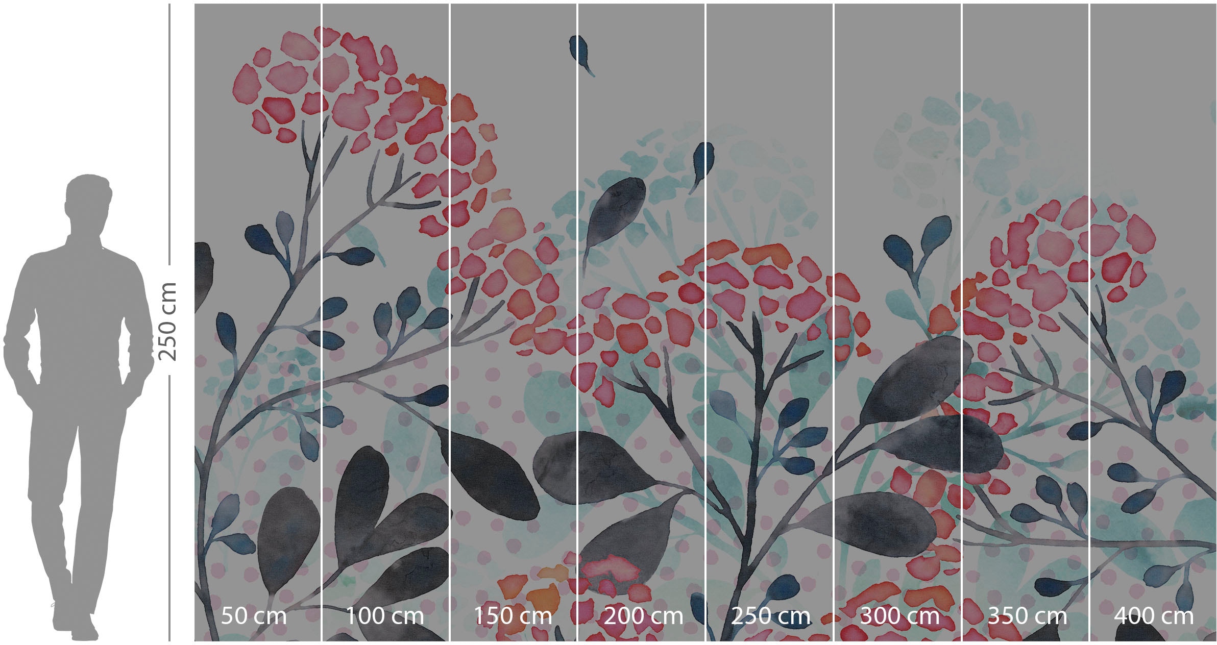 Komar Vliestapete »Digitaldruck Vlies - Summer Breath - Größe 400 x 250 cm«, bedruckt, Wohnzimmer, Schlafzimmer