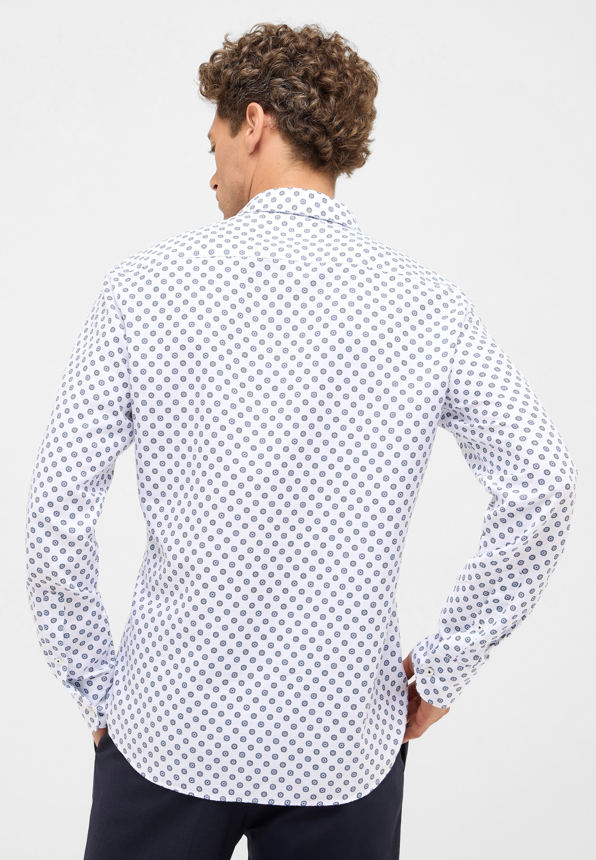 Eterna Langarmhemd »SLIM FIT«, EASY IRON (bügelleicht)