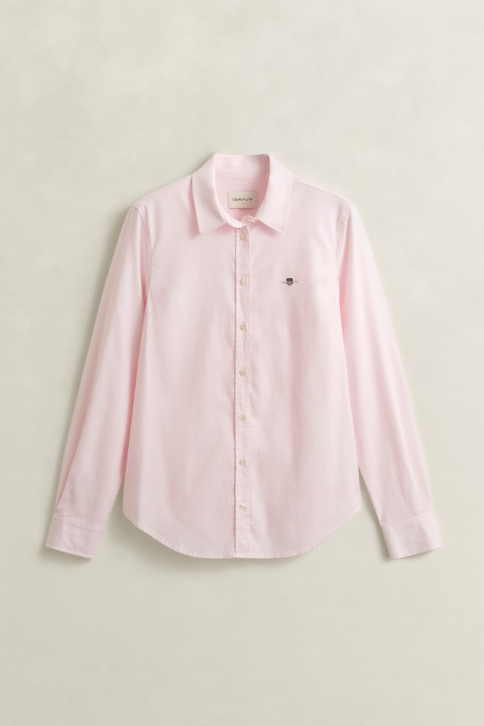 Gant Langarmbluse »New Slim Stretch Oxford Blouse« für bequemen Sitz u. Bewegungsfreiheit, New Slim Stretch, bügelfrei