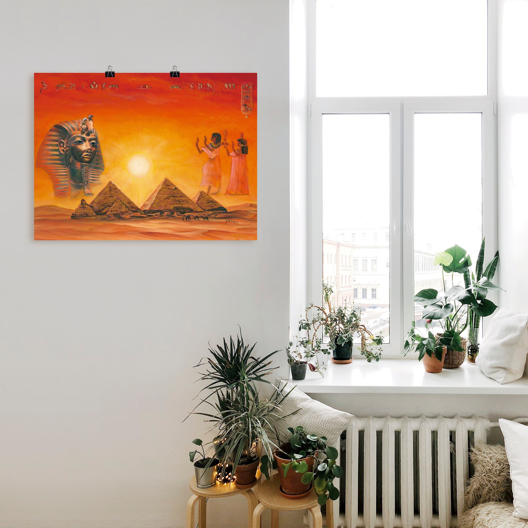 Artland Wandbild »Ägyptische Impressionen«, Afrika, (1 St.), als Alubild, Outdoorbild, Leinwandbild, Poster, Wandaufkleber