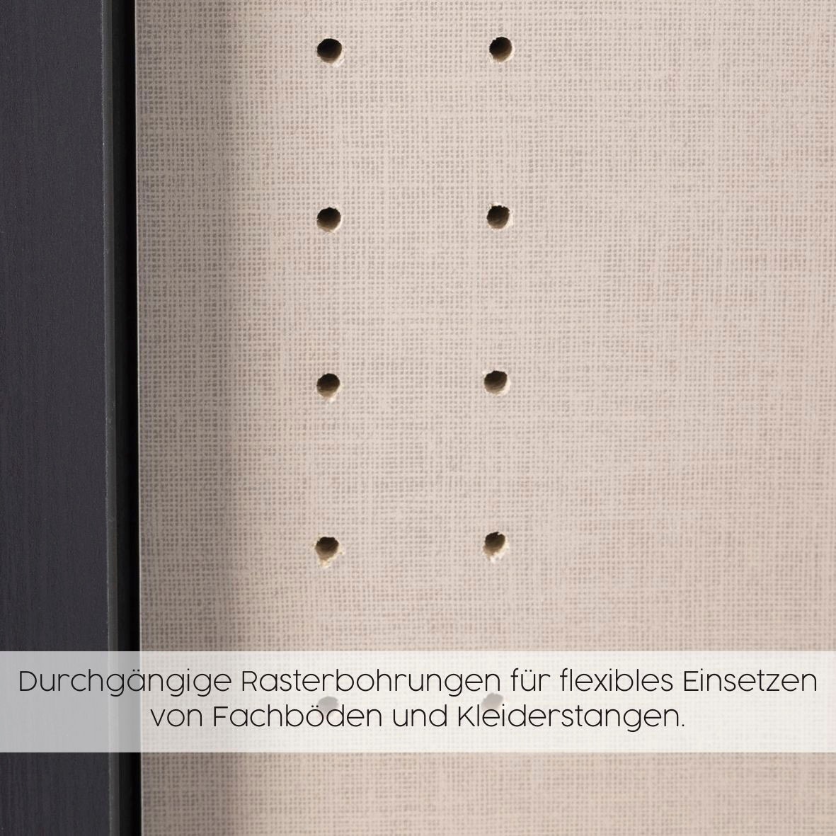 rauch Schwebetürenschrank »Kleiderschrank Schrank Garderobe AGORDO mit Glasfront«, durchdachte Innenausstattung, in 4 Breiten und 2 Höhen MADE IN GERMANY
