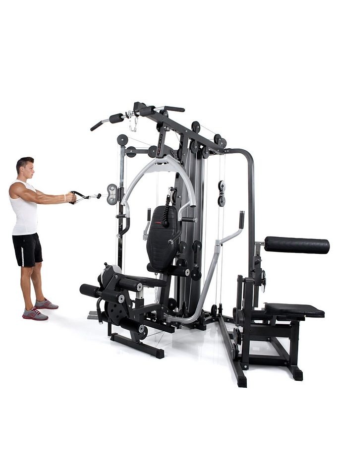Finnlo by Hammer Kraftstation »Autark 6600«, 20 Gewichtsblöcke, (Butterflystange, Latzug, Ruderfunktion und mehr), multifunktionale Fitnessstation, max. Trainingsgewicht 110 kg
