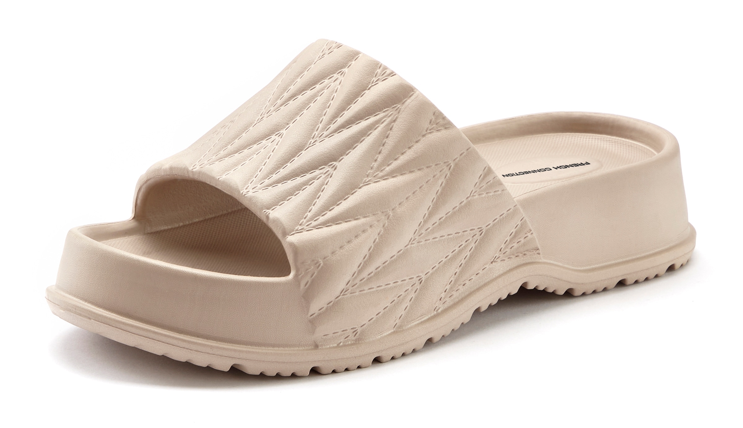 French Connection Pantolette, Badepantolette, Mule, Sandale, offener Schuh, Badeschuh