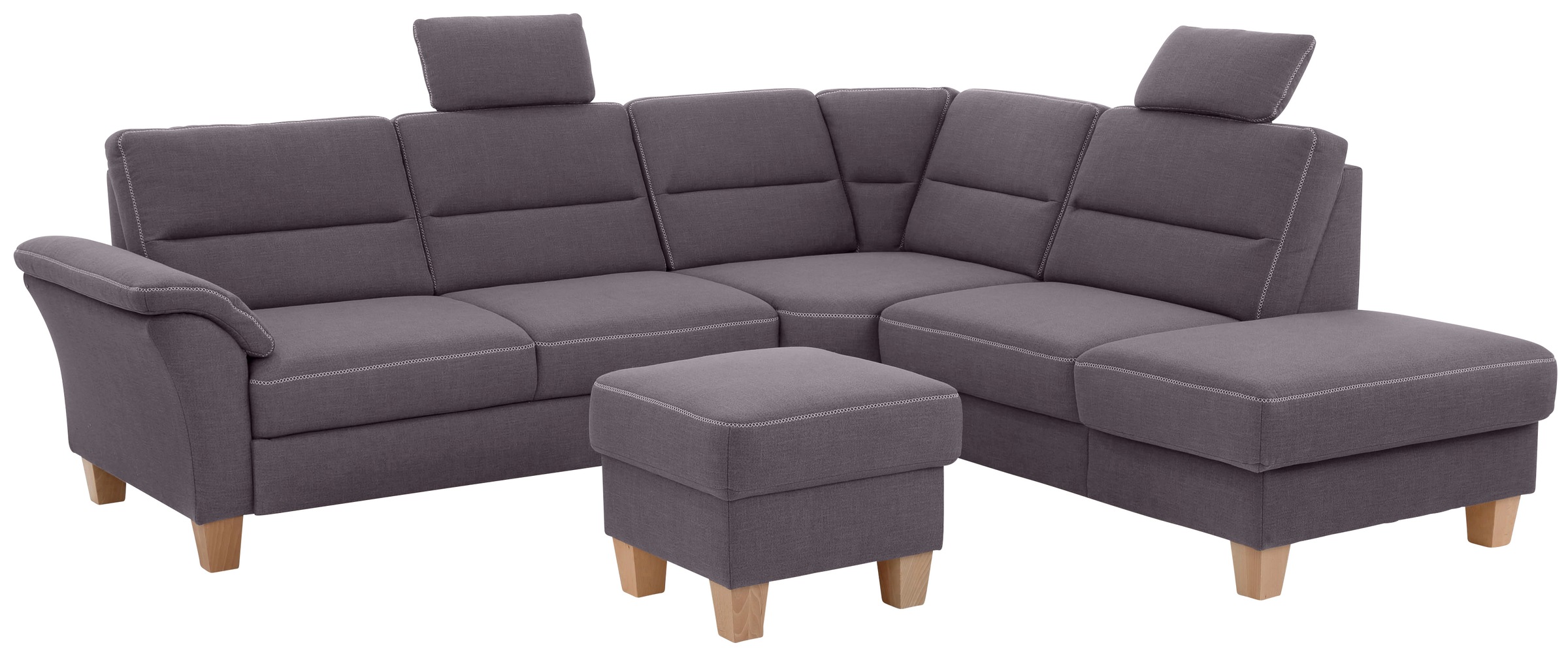 Home affaire Ecksofa »Soleo L-Form«, komfortabel durch Trapezecke mit Relax günstig online kaufen