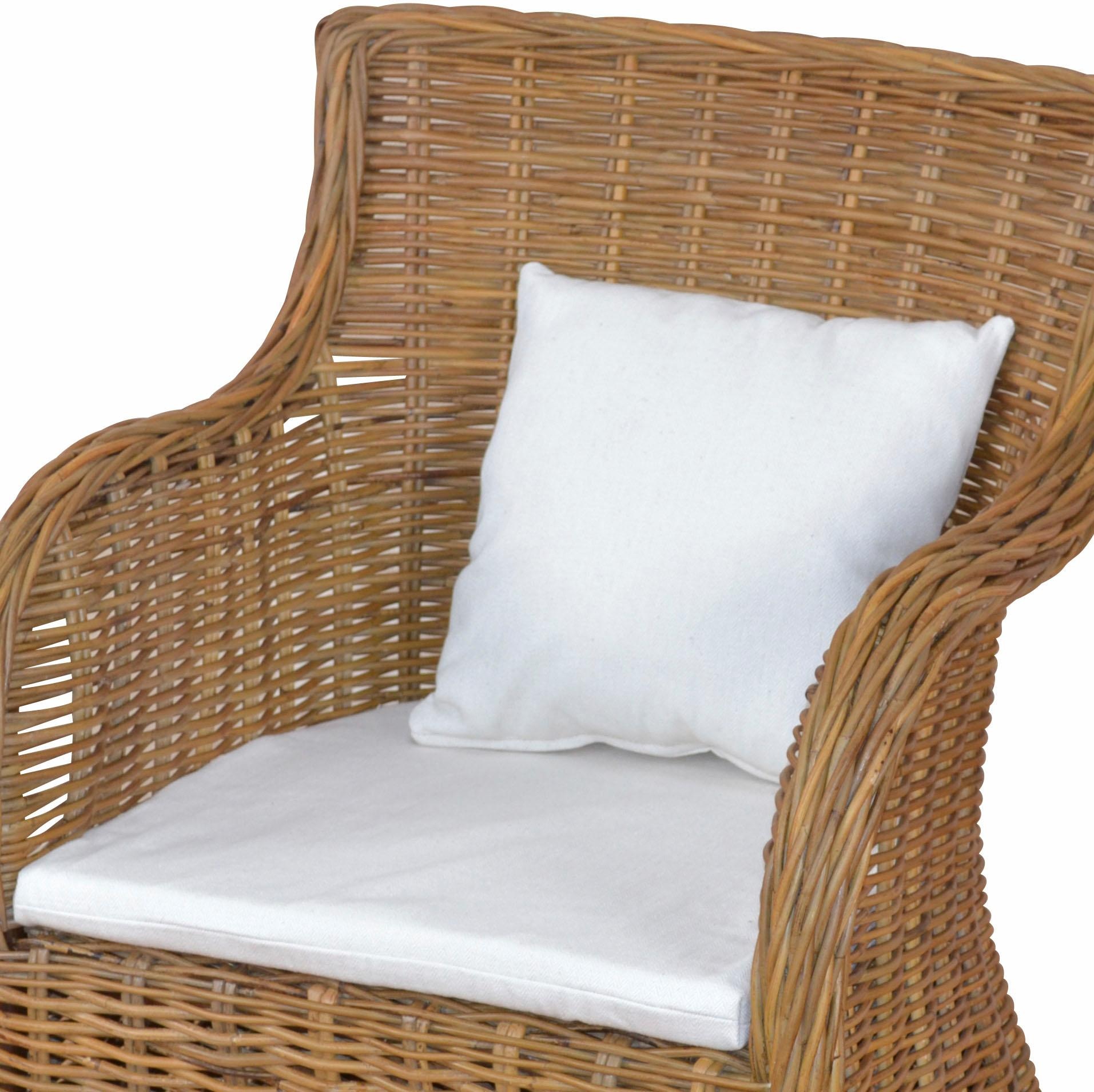 Home affaire Rattanstuhl, aus handgeflochtenem Rattan und großer  Sitzschale, Breite 62 cm auf Raten bestellen | Rattanstühle