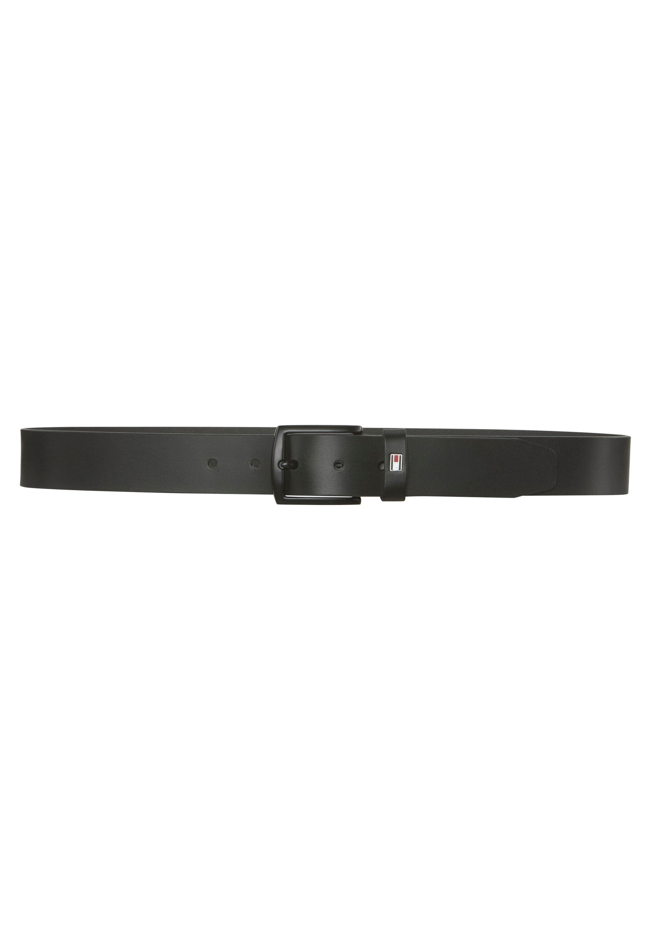 Tommy Hilfiger Ledergürtel »Denton Matte 3,5 cm«, mit mattschwarzer Schnalle
