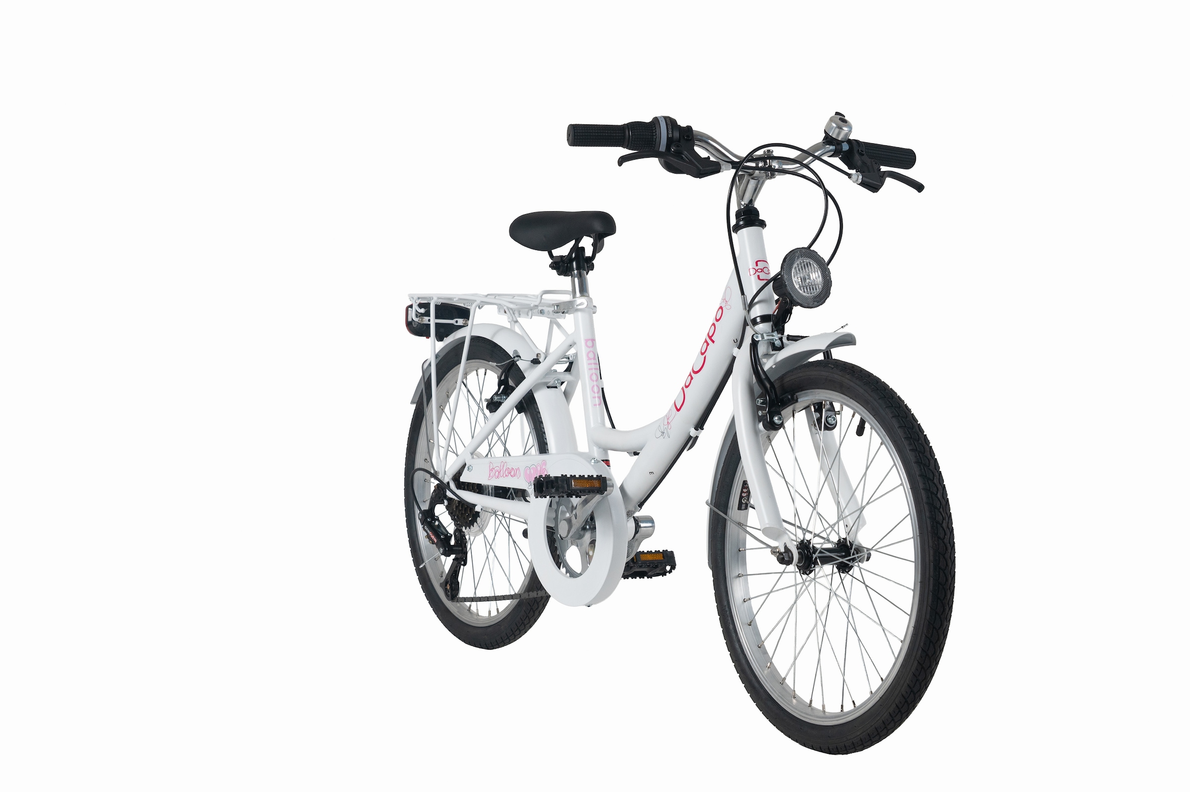 Dacapo Kinderfahrrad »DaCapo Kinderfahrrad 20'' Balloon 6 Gänge« 6 Gang Shimano Tourney Schaltwerk Kettenschaltung