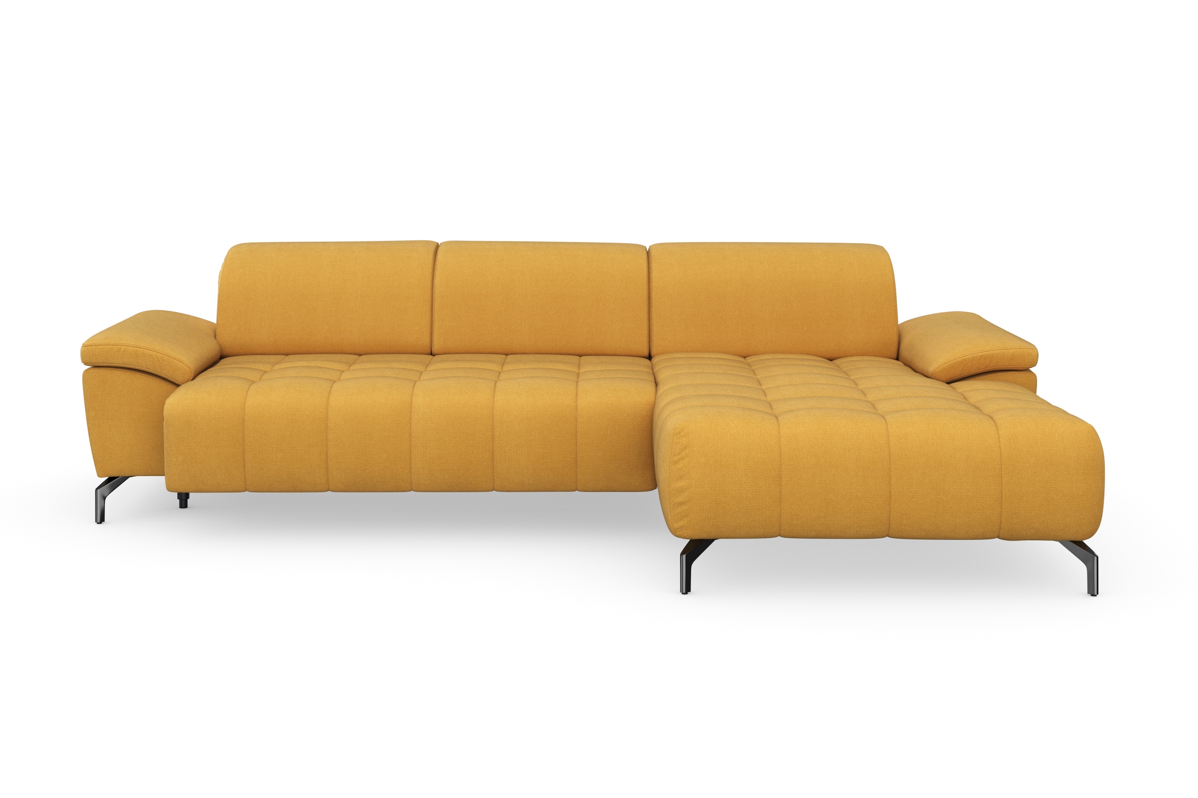 sit&more Ecksofa »Cool L-Form«, wahlweise mit Kopfteilverstellung und Vorziehsitz, motorisch