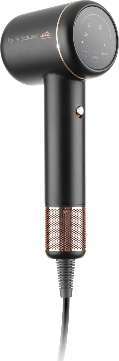 eta Ionic-Haartrockner »Fenite Black Edition ETA932090010«, 1600 W, 2 Aufsätze, Verfügt über ein magnetisches Befestigungssystem