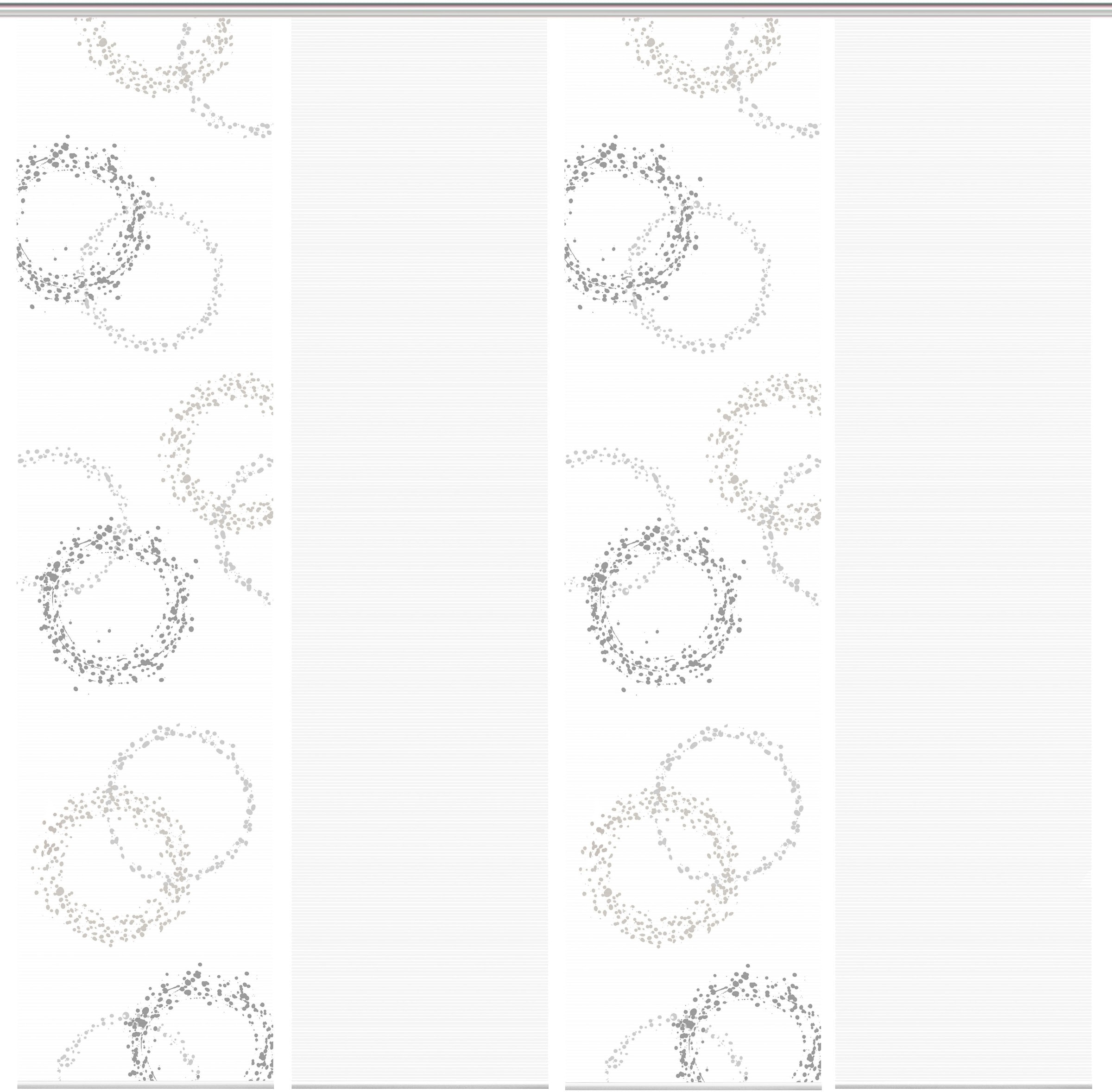 Vision S Schiebegardine »AINUR 4er SET« Paneelwagen 4 Stk. tlg. Schiebevorhang Digidruck 4er Set AINUR