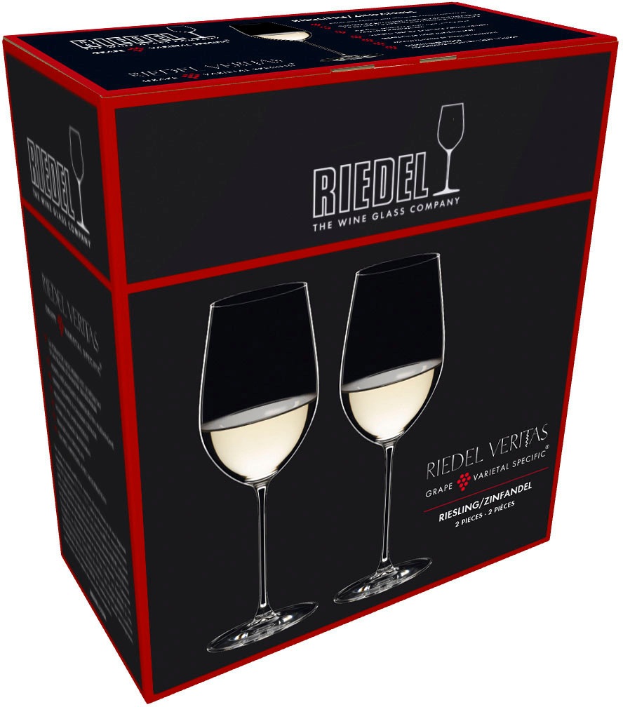 RIEDEL THE WINE GLASS COMPANY Weißweinglas »Veritas«, (Set, 2 tlg.), Made in Germany, 409 ml, 2-teilig