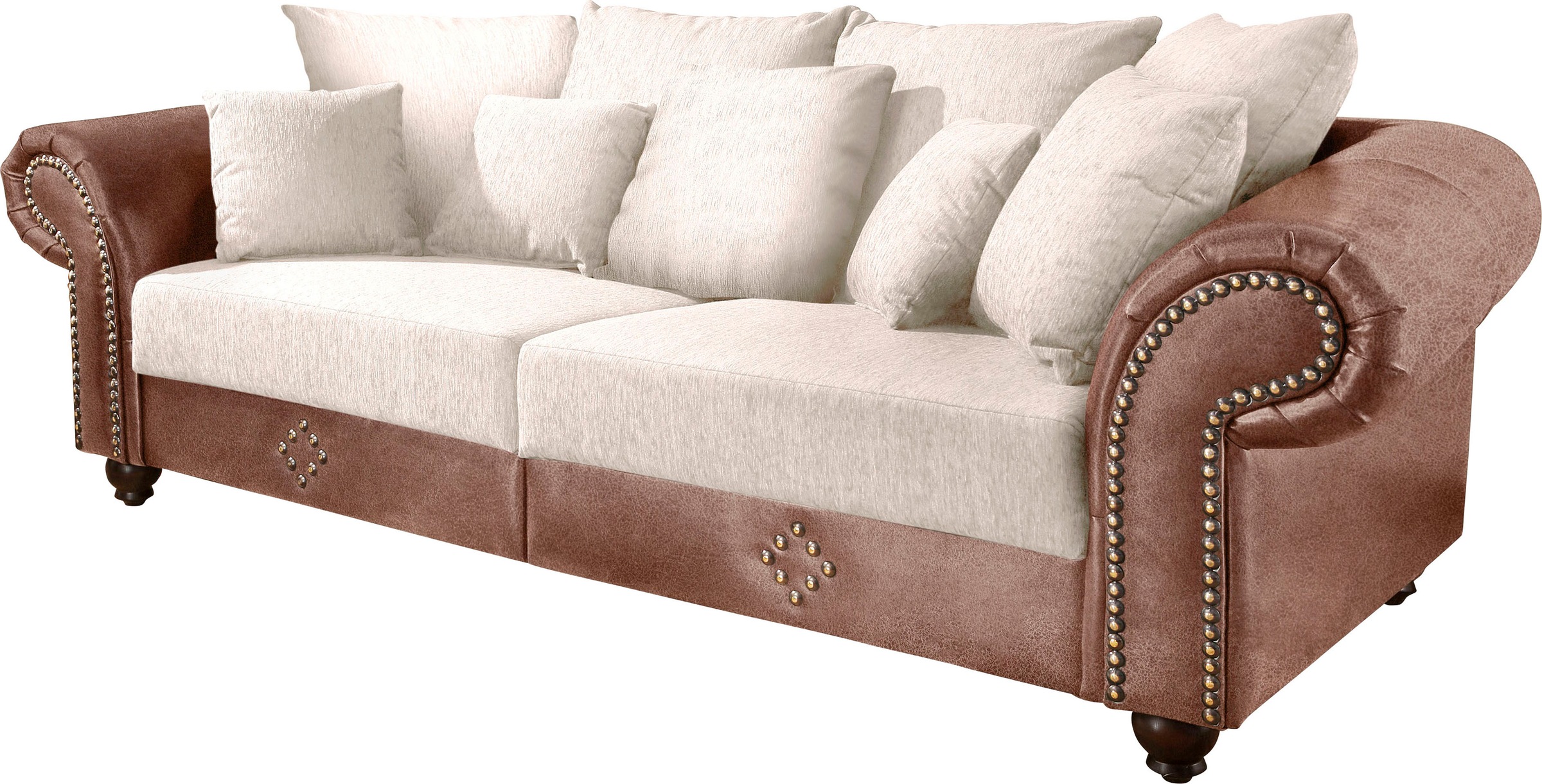 Home affaire Big-Sofa »King George Mega Sofa, viel Platz, Federkern« günstig online kaufen