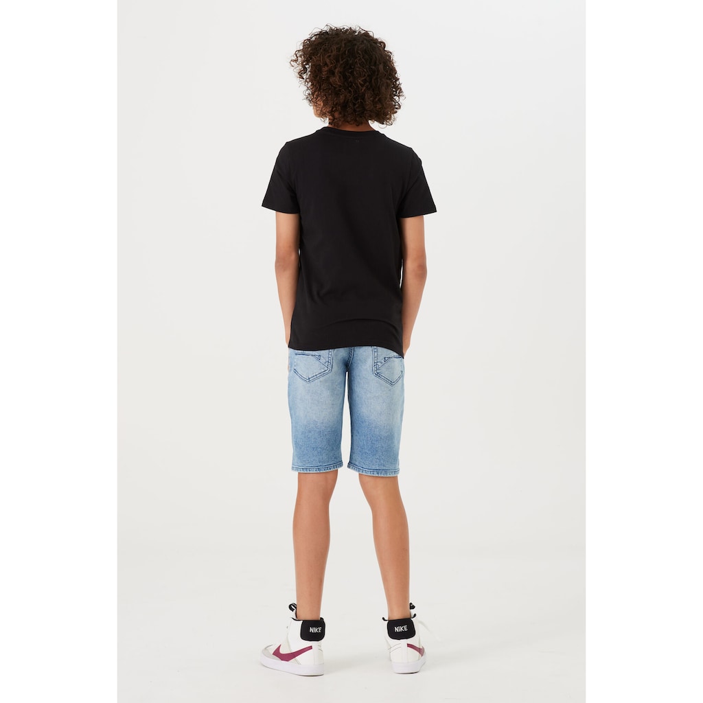 Garcia Jeansshorts »Tavio«, mit Used-Effekten