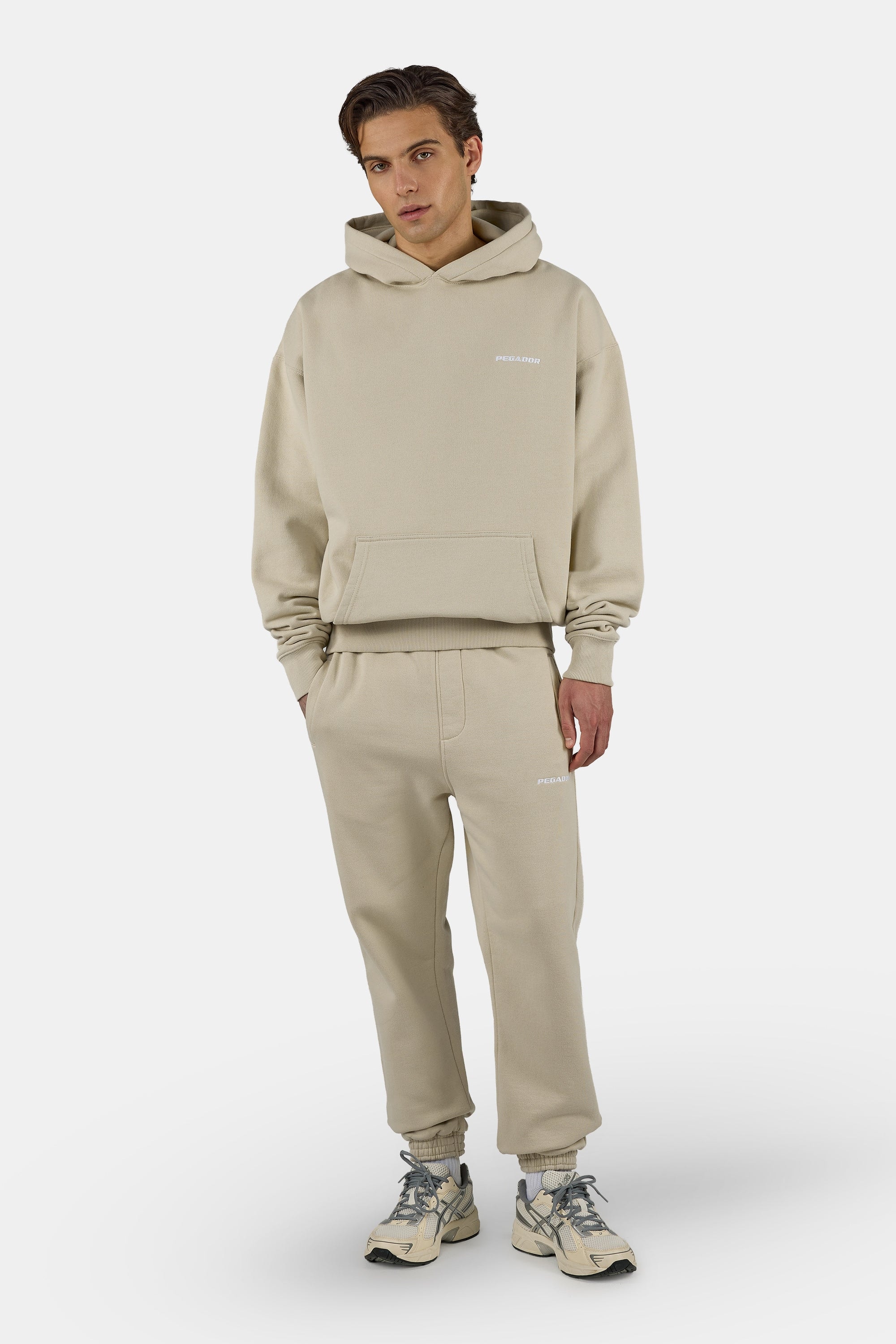 PEGADOR Kapuzensweatshirt »Logo Oversized Hoodie«, Baumwollmischung, oversize
