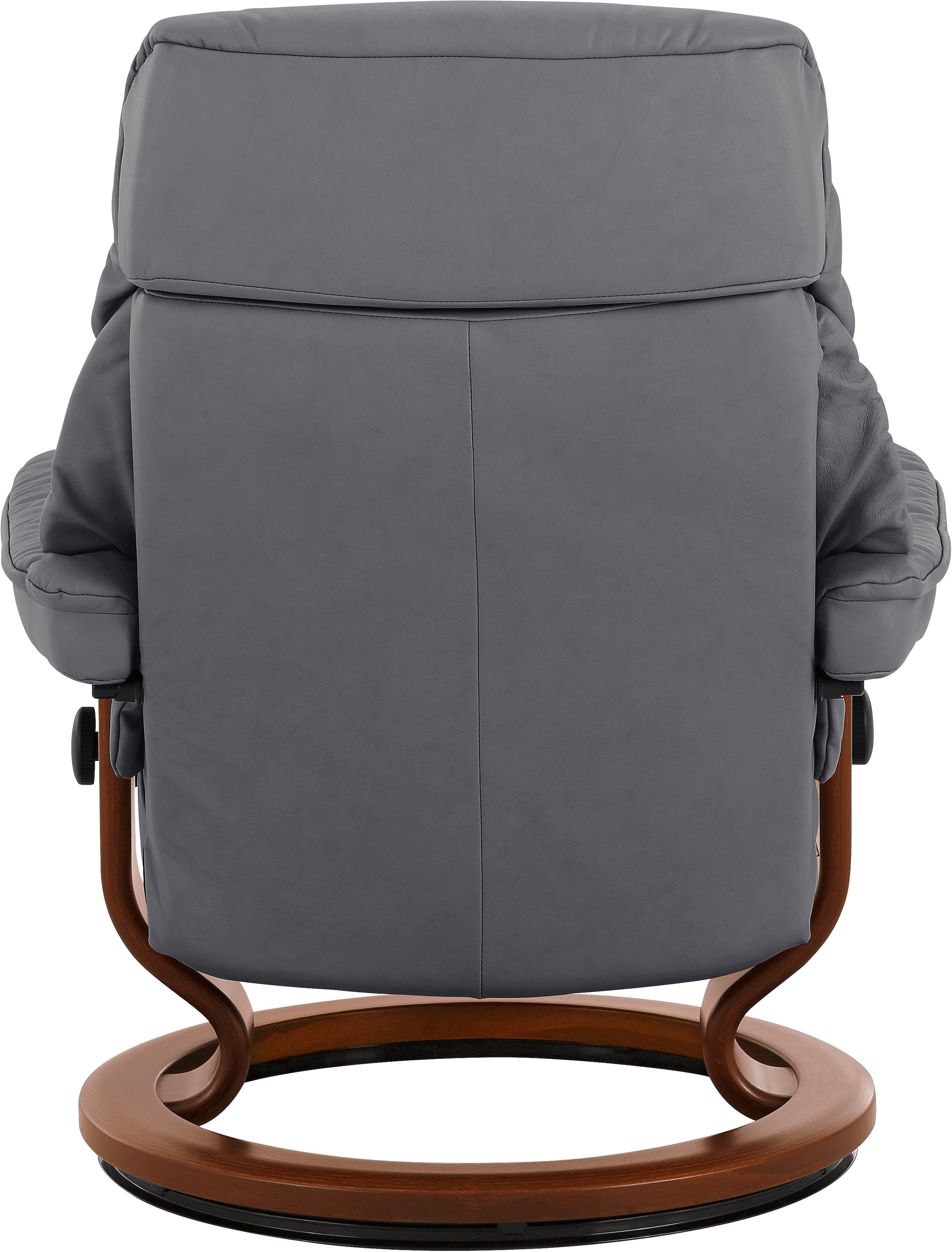 Stressless® Relaxsessel »Ruby«, (Set, Relaxsessel mit Hocker), mit Classic Base, Größe S, Gestell Eiche, Wenge, Braun & Schwarz