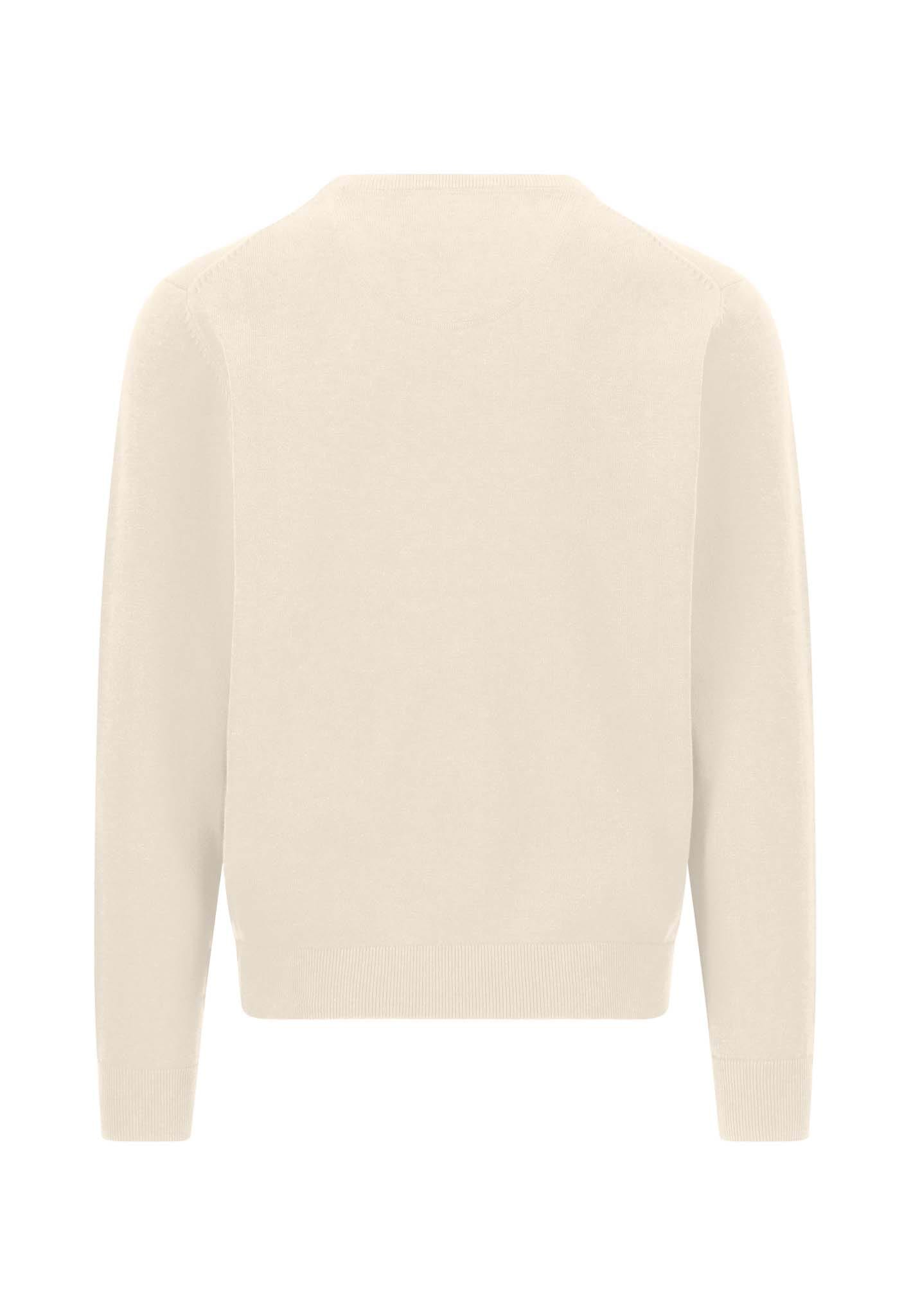 FYNCH-HATTON Strickpullover mit Logo-Stickerei