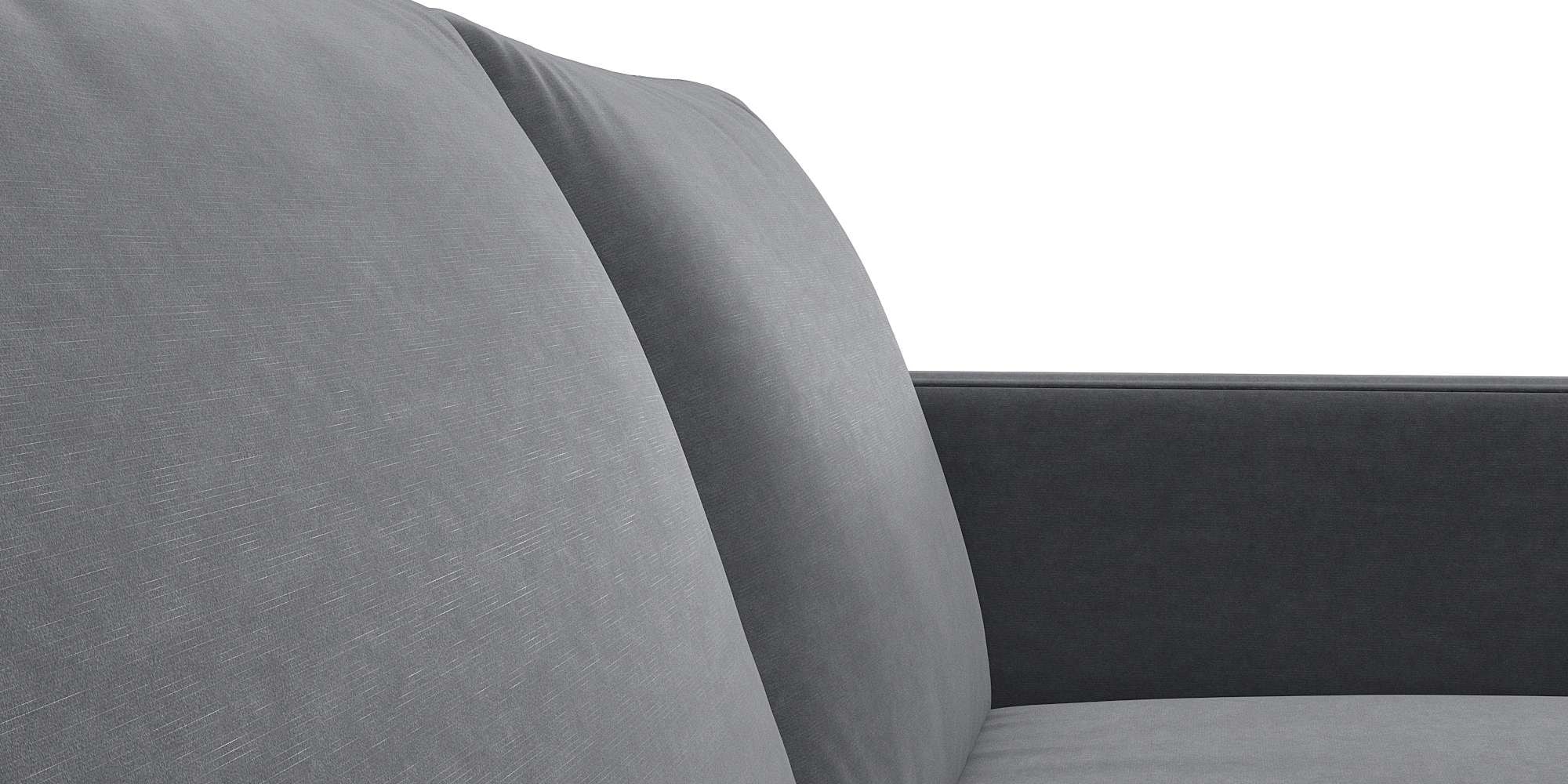 FLEXLUX Ecksofa »Fiore, L-Form, bequem und komfortabel durch hochwertigem Sitzaufbau«, schmale Armlehnen, Kaltschaum, Füße Alu+schwarz