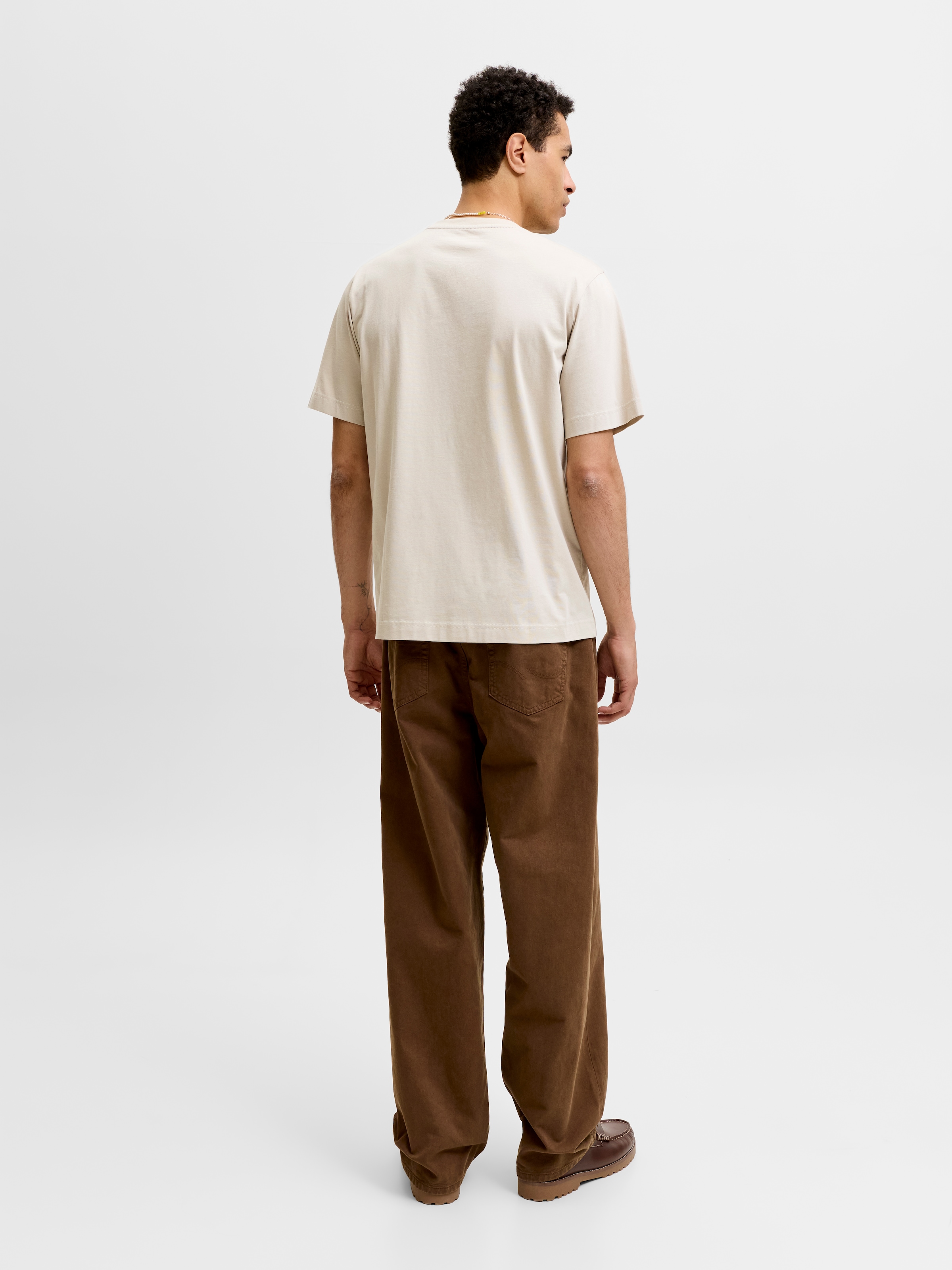Jack & Jones T-Shirt »JORFREDERIKSBERG BRANDING TEE SS CN FST« Baumwolle, regular fit