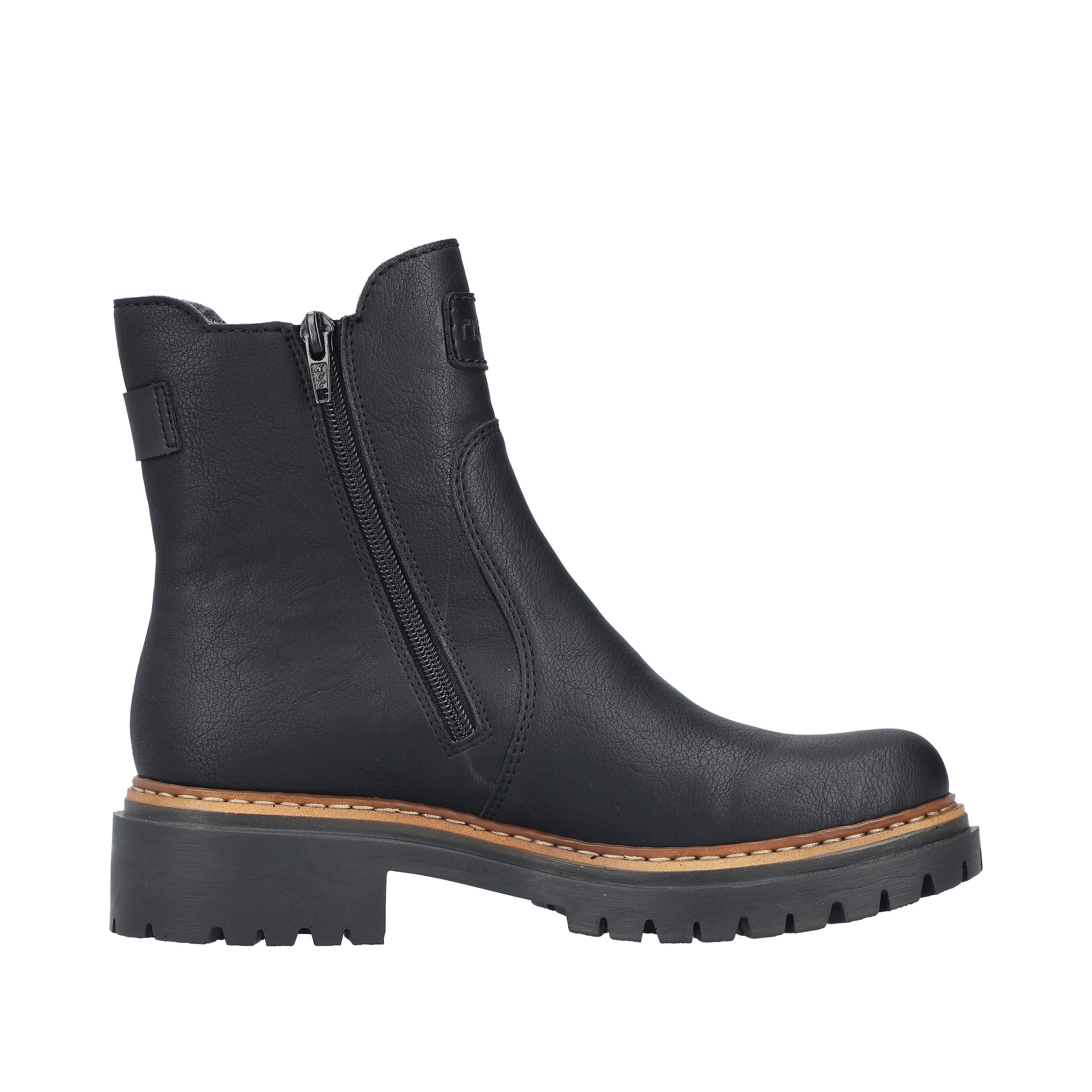 Rieker Chelseaboots  Stiefelette, Boots, markanter Laufsohle, Stretch außen, schmale Form