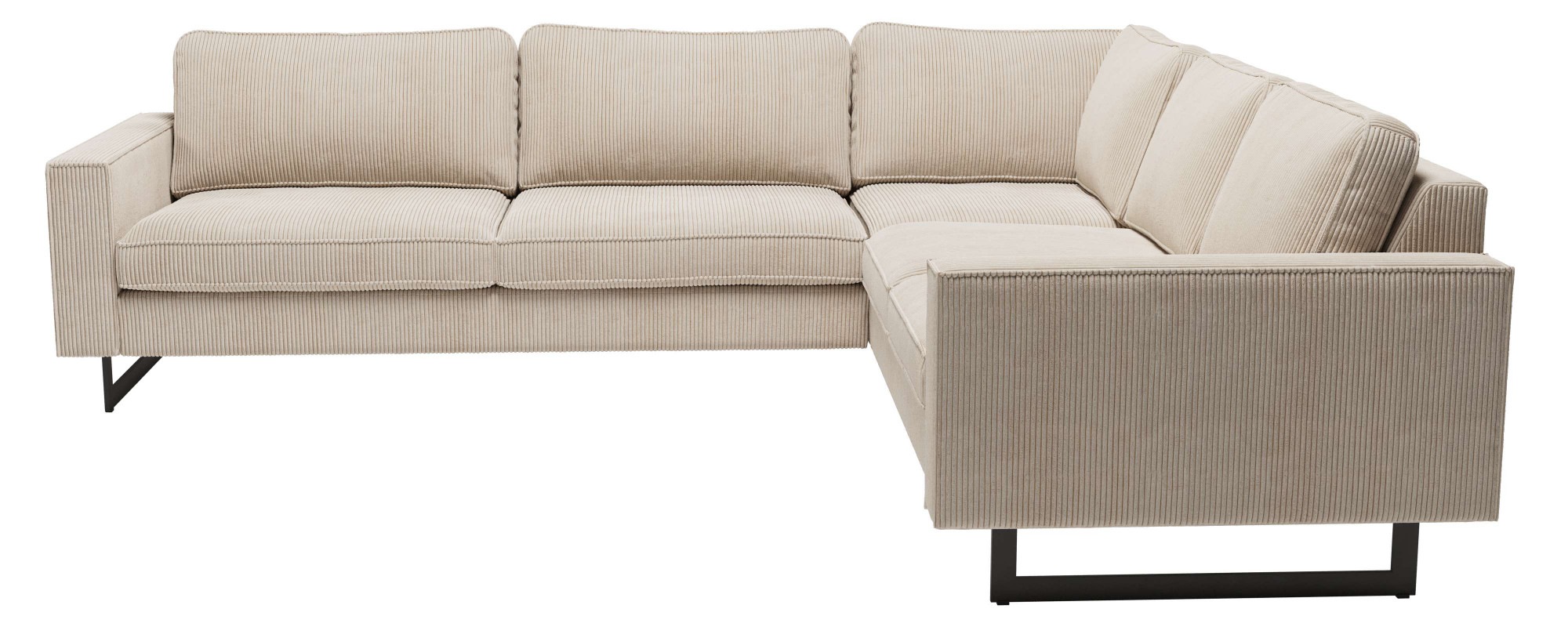 Places of Style Ecksofa »Pinto, XXL, 250/290 cm, langer Schenkel, Ottomane« günstig online kaufen