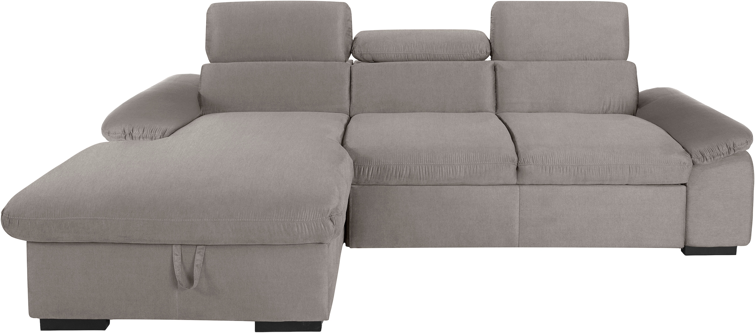 COTTA Ecksofa »Lola L-Form mit Kopfteilfunktion & Hocker«, (Set, mit Hocker günstig online kaufen
