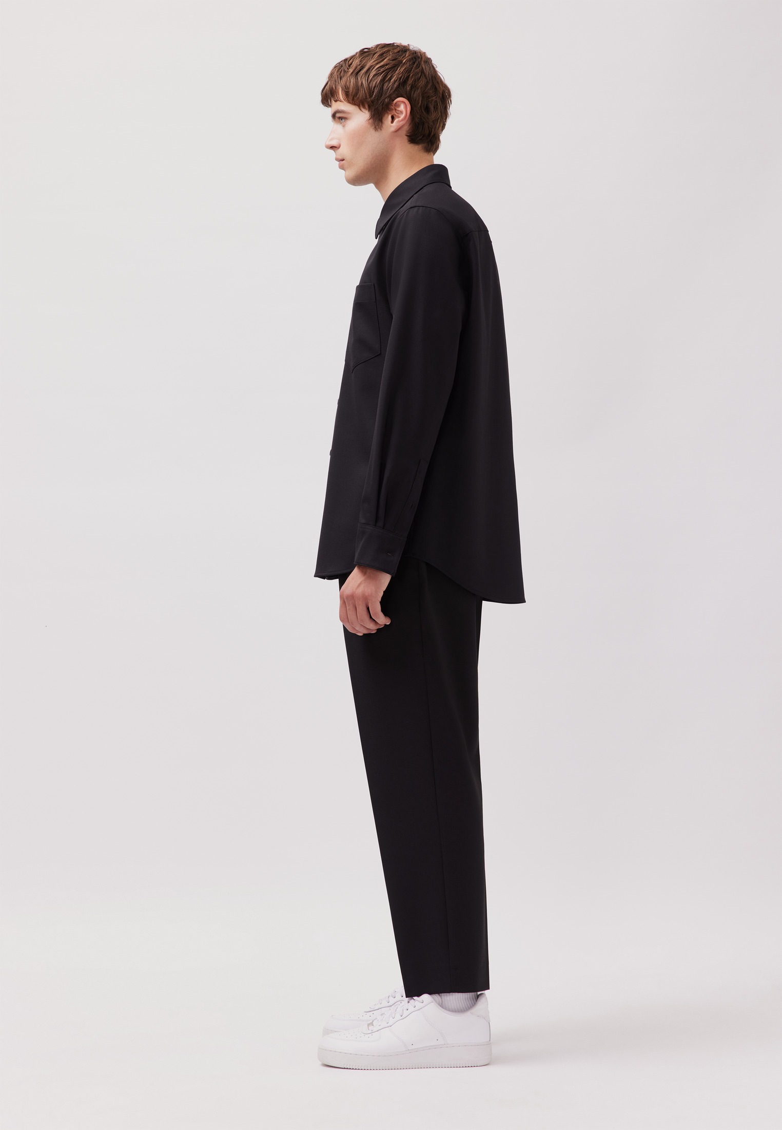 studio seidensticker Businesshemd Regular 1/1 Kentkragen Uni