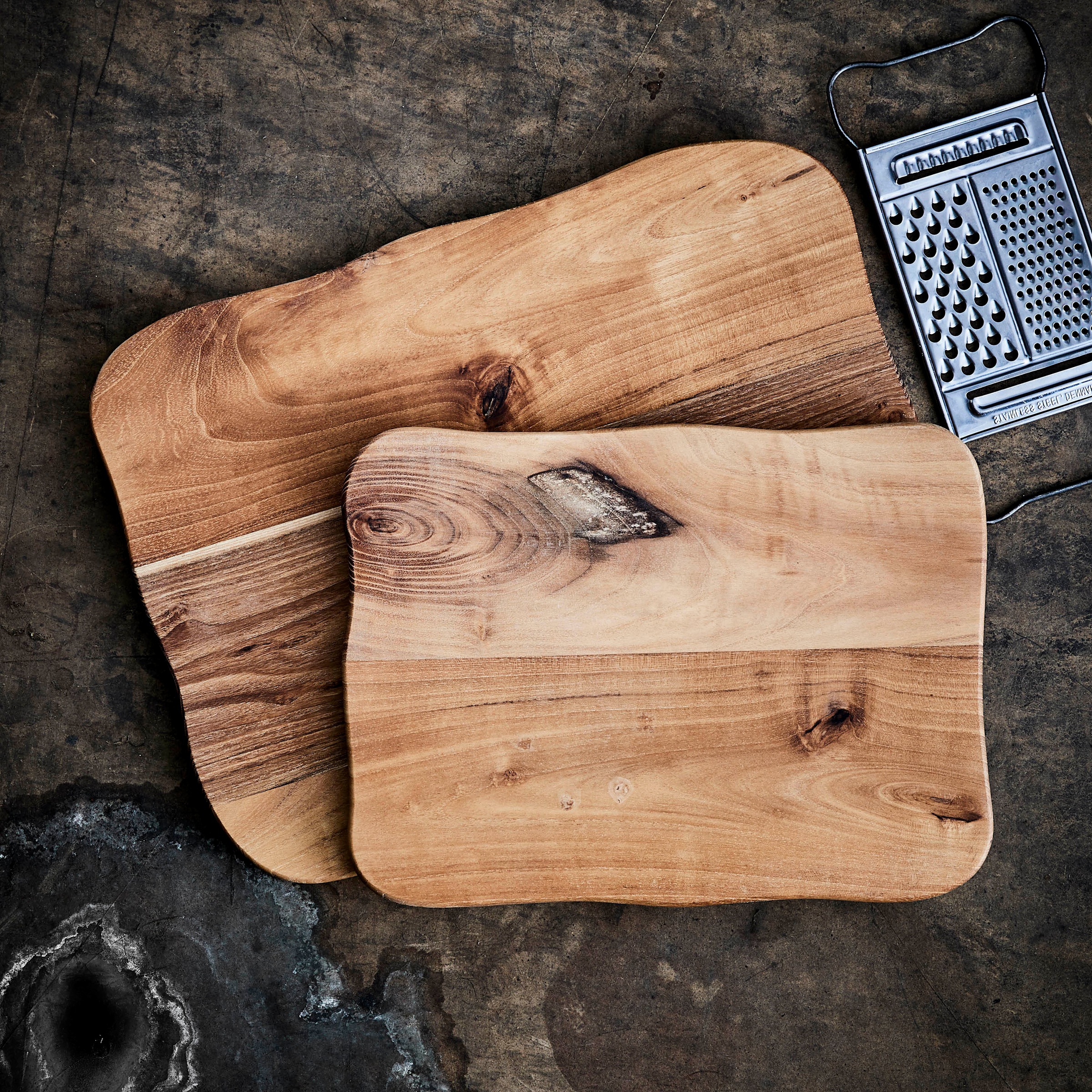 aida RAW Schneidebrett »RAW Teak«, organische Form, jedes Stückein Unikat günstig online kaufen