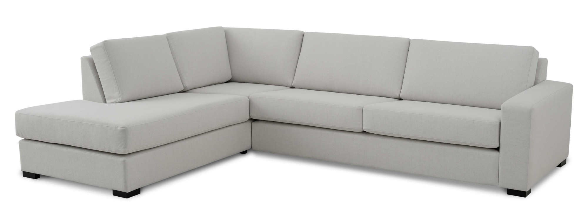 Home affaire Ecksofa »Branwell«, (304 St.), Breite 304 cm, Struktur fein, mit Wellenunterfederung