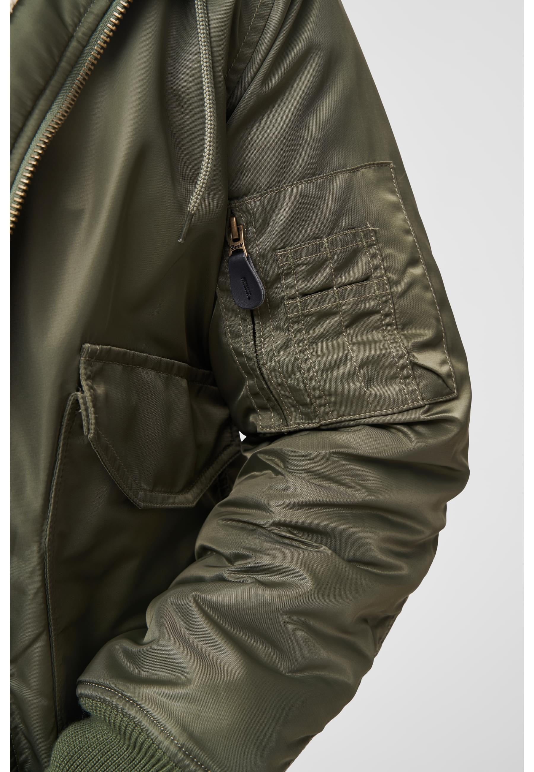 Brandit Bomberjacke »Brandit Herren CWU Jacket hooded« 1 Stk. tlg. mit Kapuze