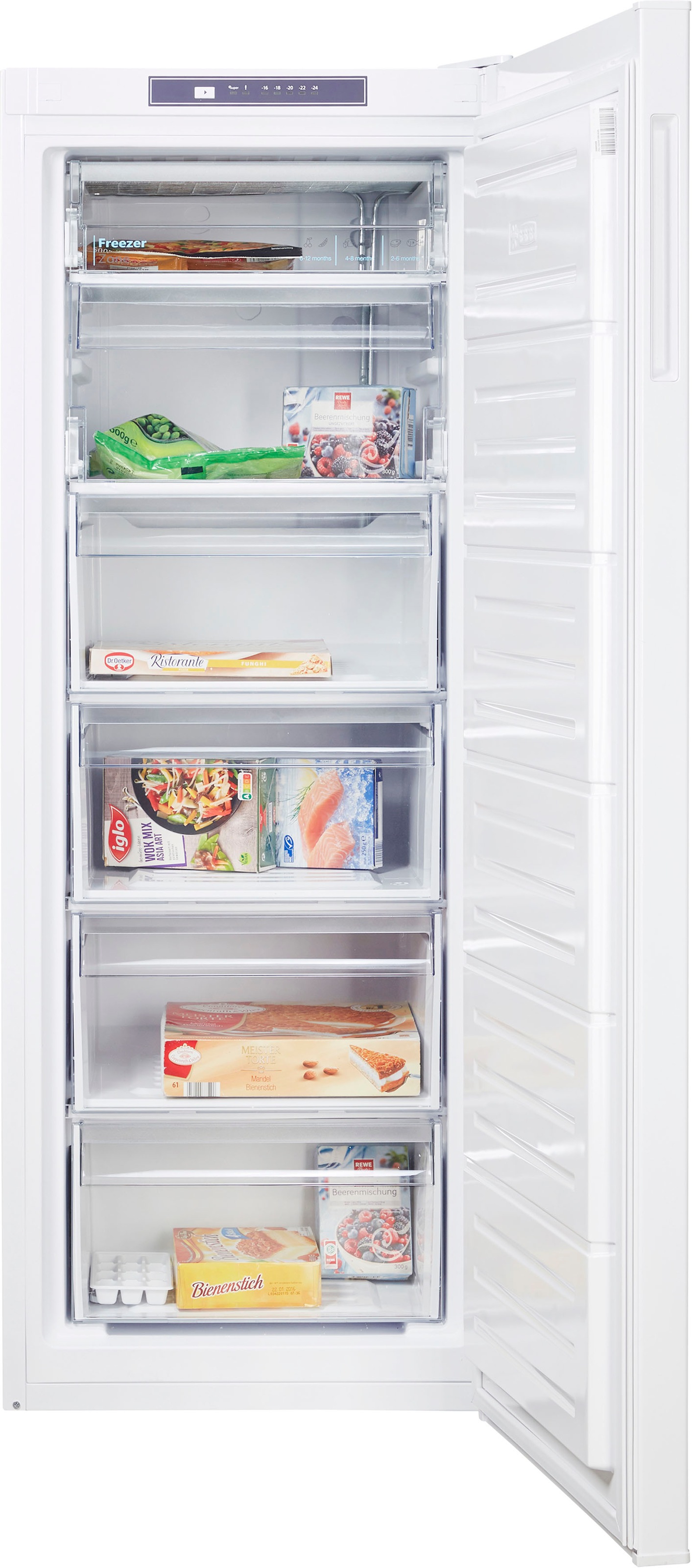 Sharp Gefrierschrank »SJ-SE182E2W-EU« 145,5 cm hoch 54 cm breit günstig online kaufen