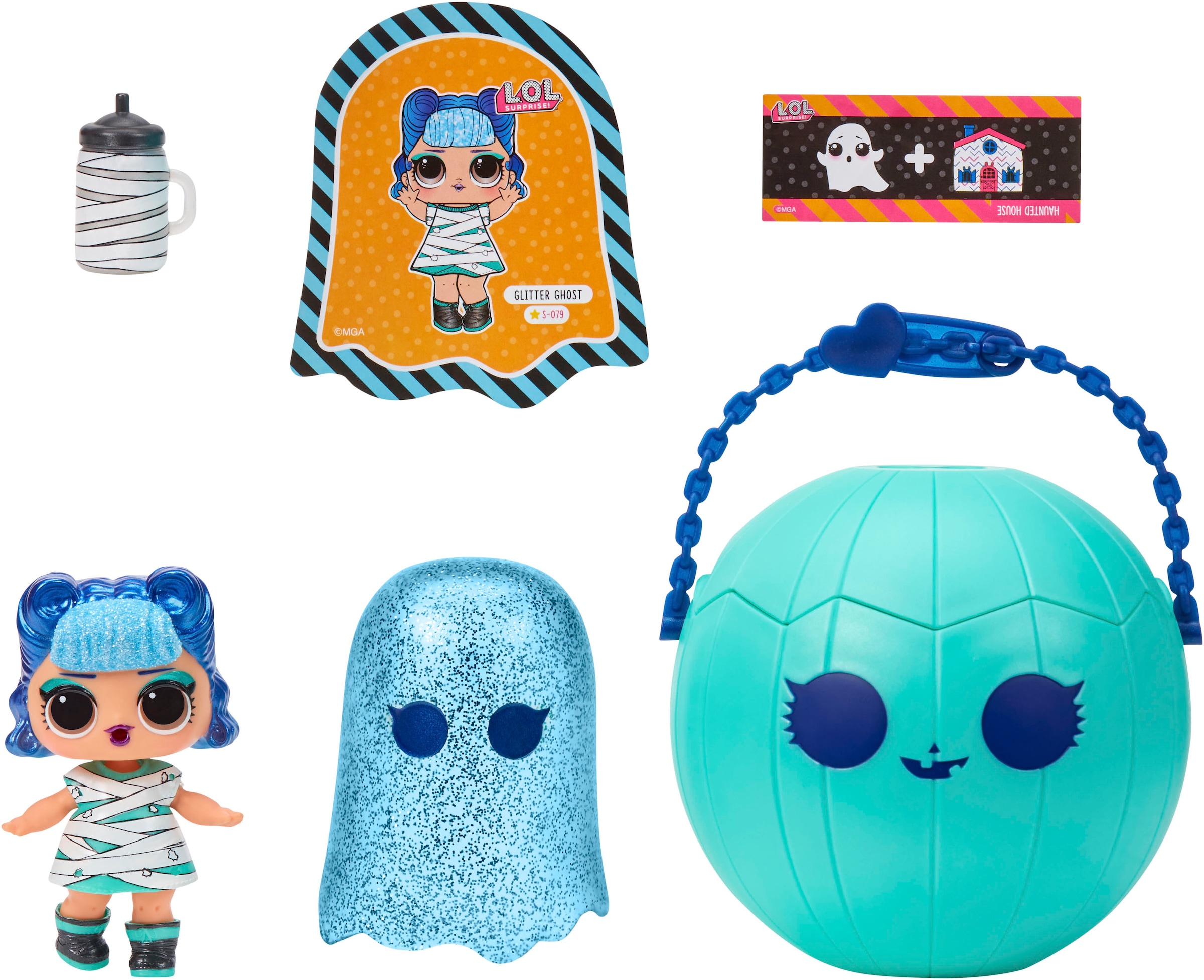L.O.L. SURPRISE! Anziehpuppe »L.O.L. Surprise Spooky Party - Glitter Ghost«