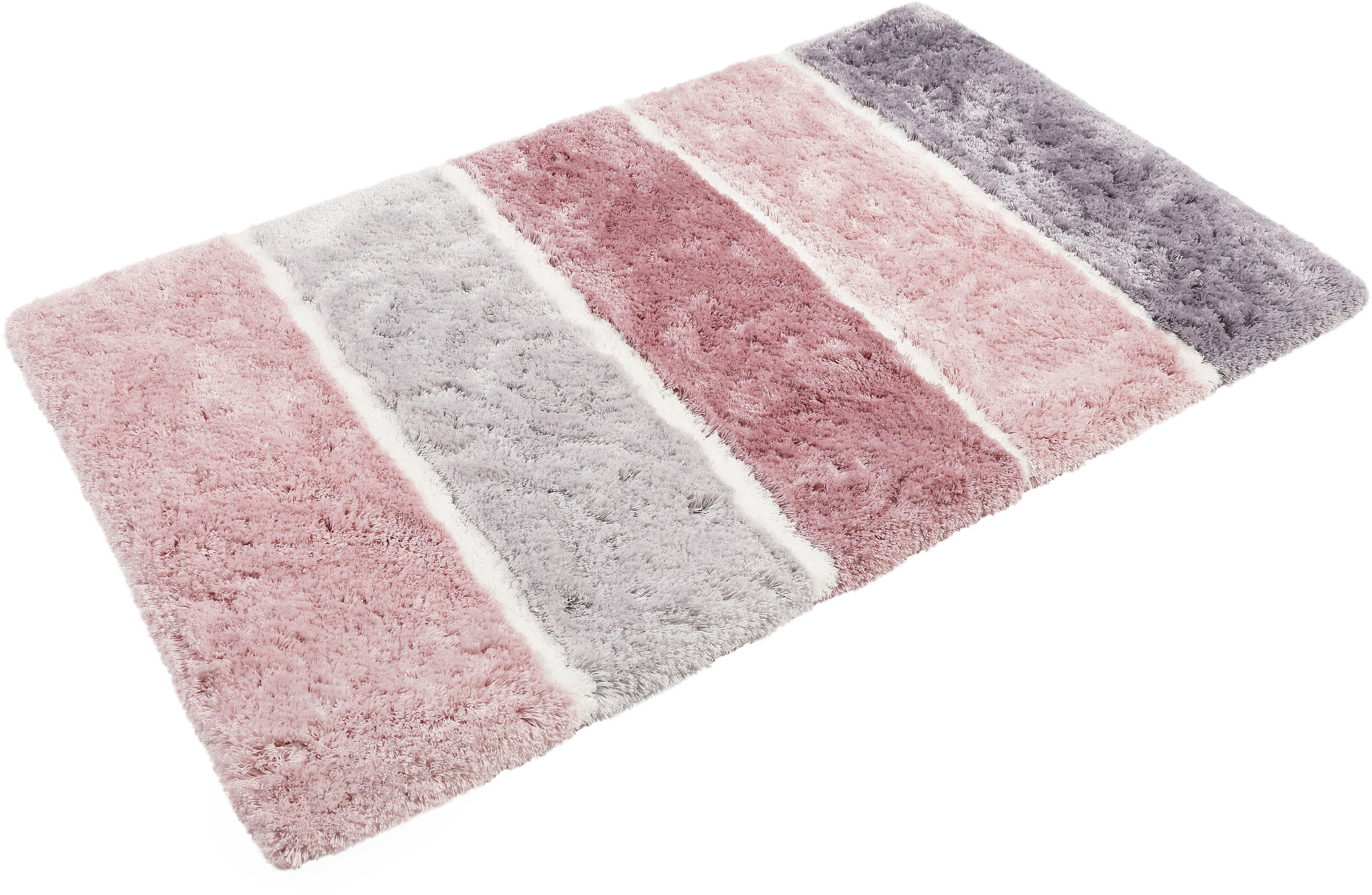 HOMIE LIVING Badematte »Rio Marina« Höhe 30 mm rutschhemmend beschichtet fußbodenheizungsgeeignet schnell trocknend flauschiger Badteppich,...