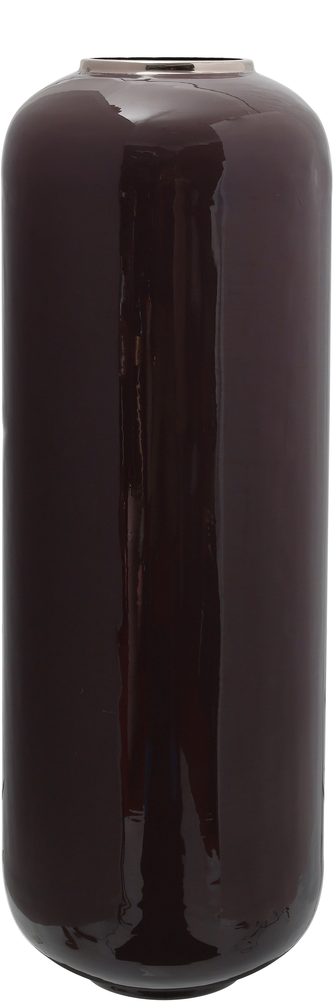 Bodenvase "Bodenvase Art Deco 195" lila B/H/T: 24 cm x 69 cm x 24 cm Ø 24 cm