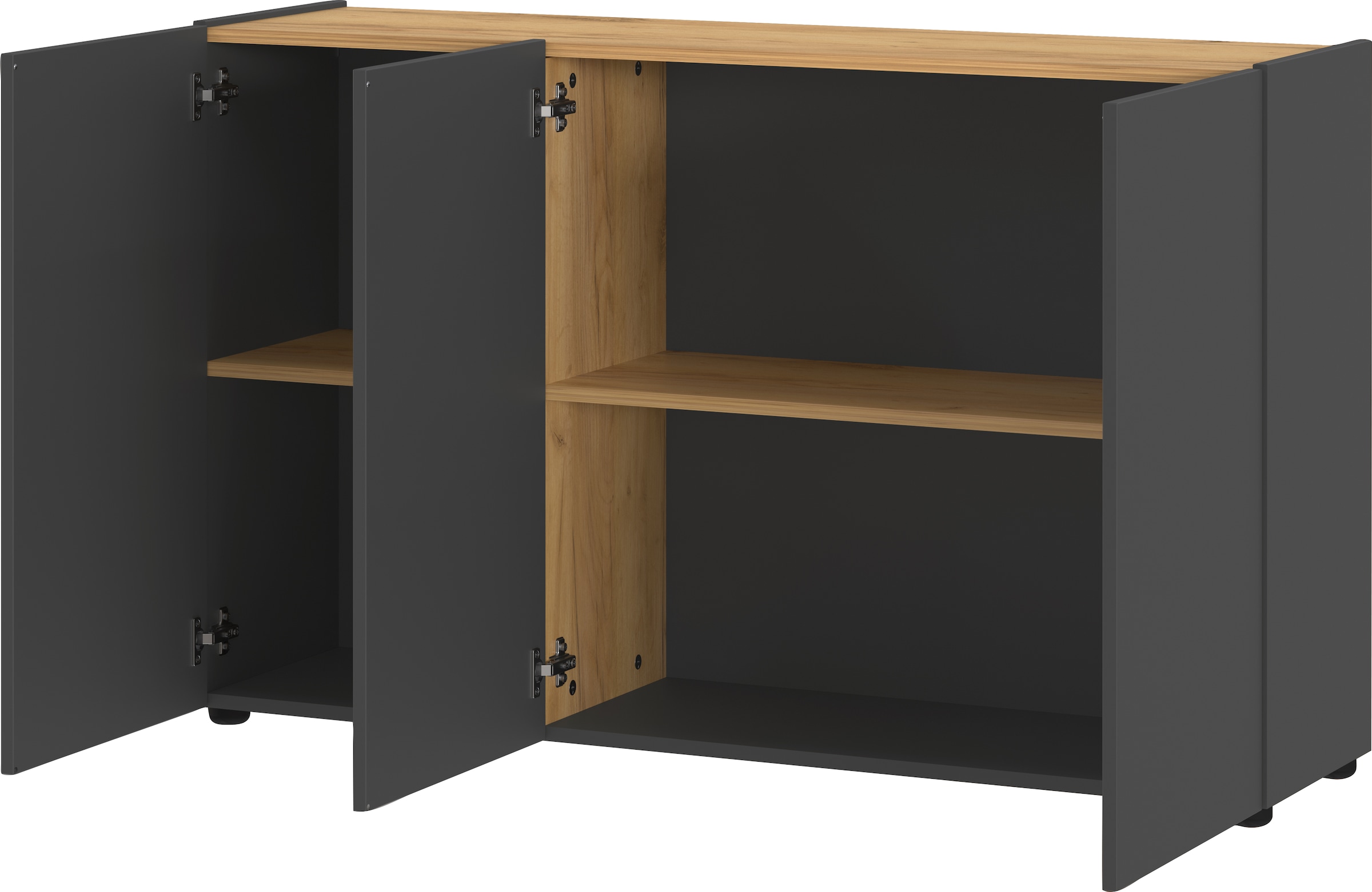 GERMANIA Sideboard »Adrano«, mit grifflosem Design
