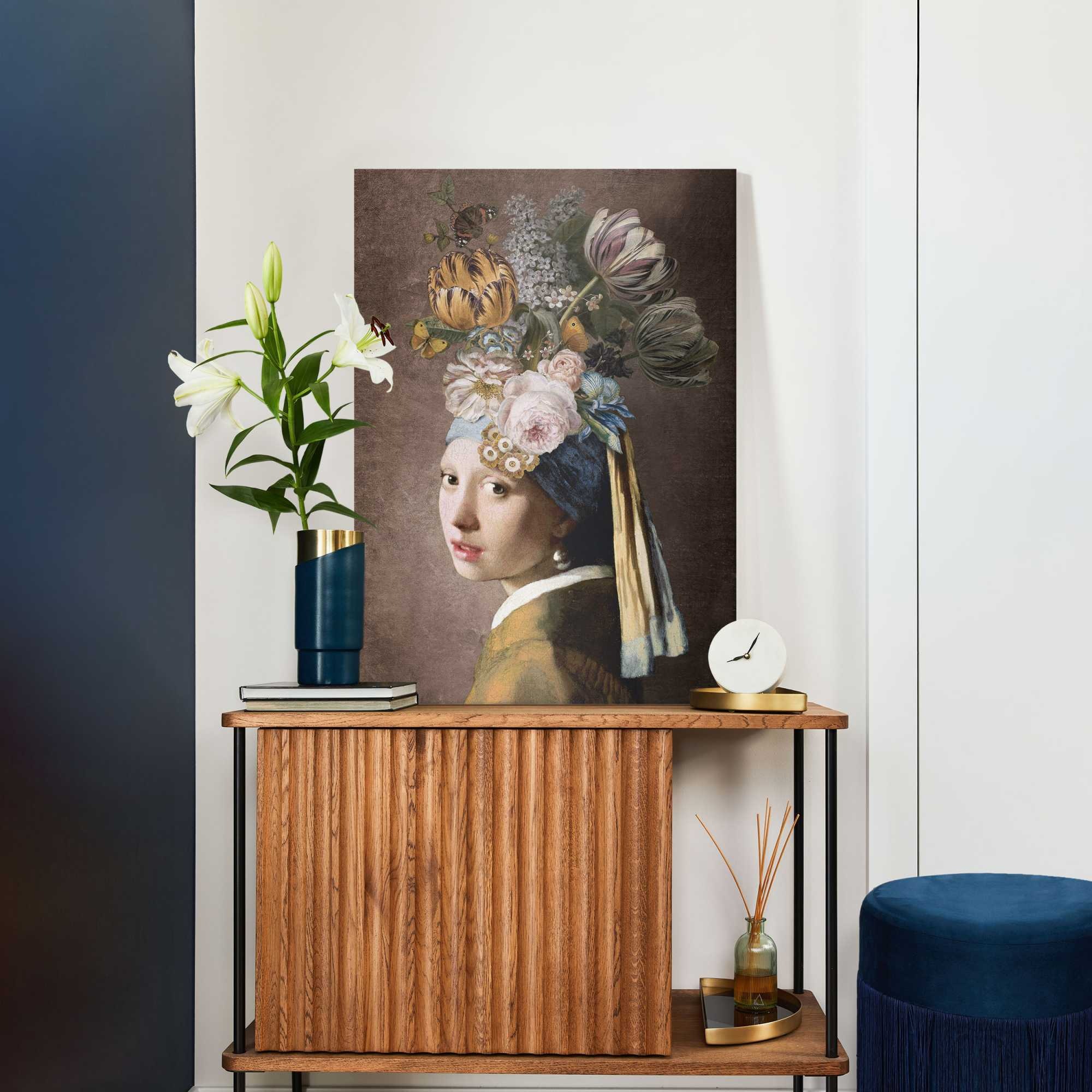 Reinders! Leinwandbild »Vermeer Blumenmädchen mit dem Perlenorhrring«