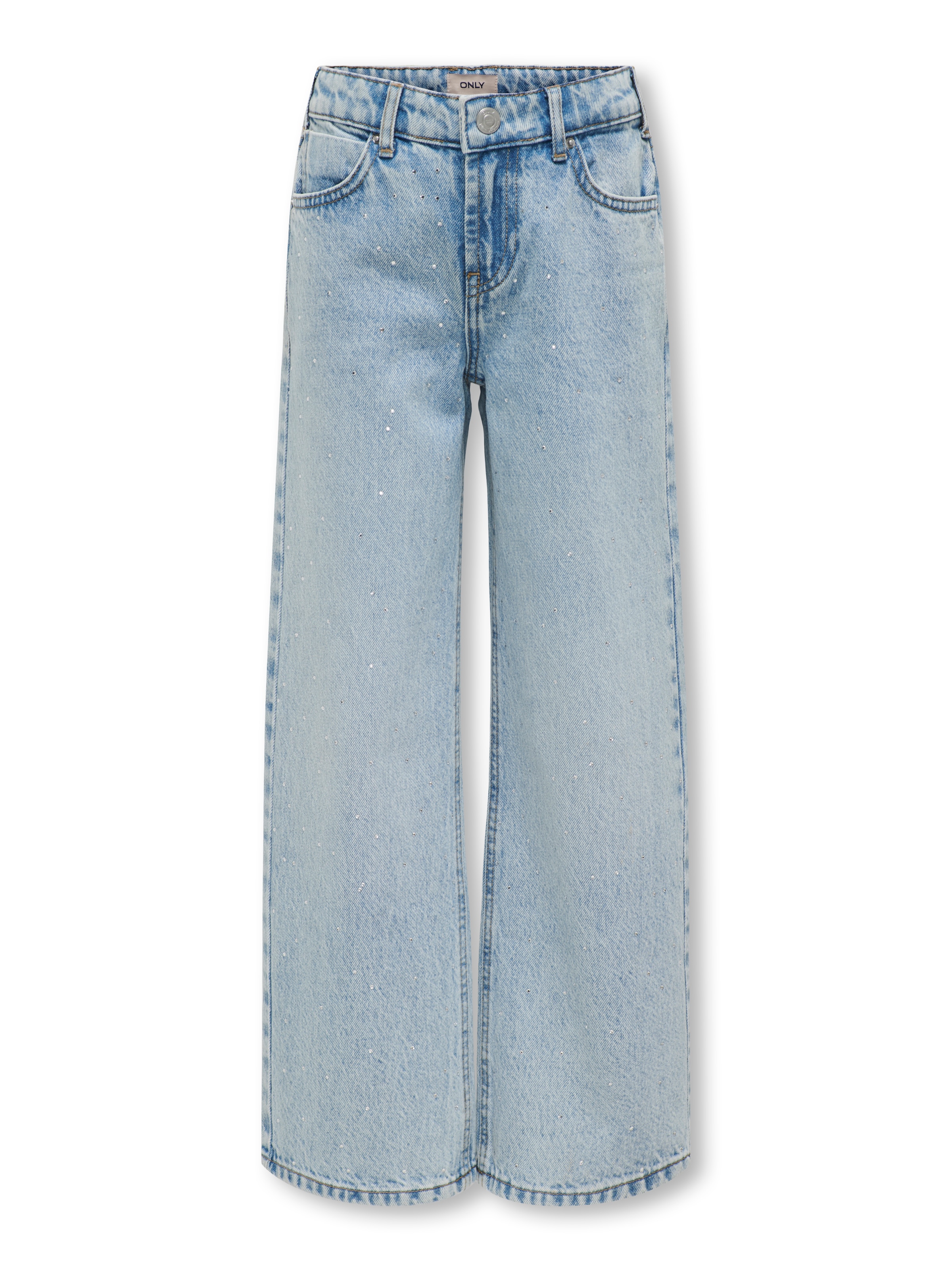 KIDS ONLY Weite Jeans »KOGCOBAIN RHINESTONE WIDE DNM AZG NOOS«
