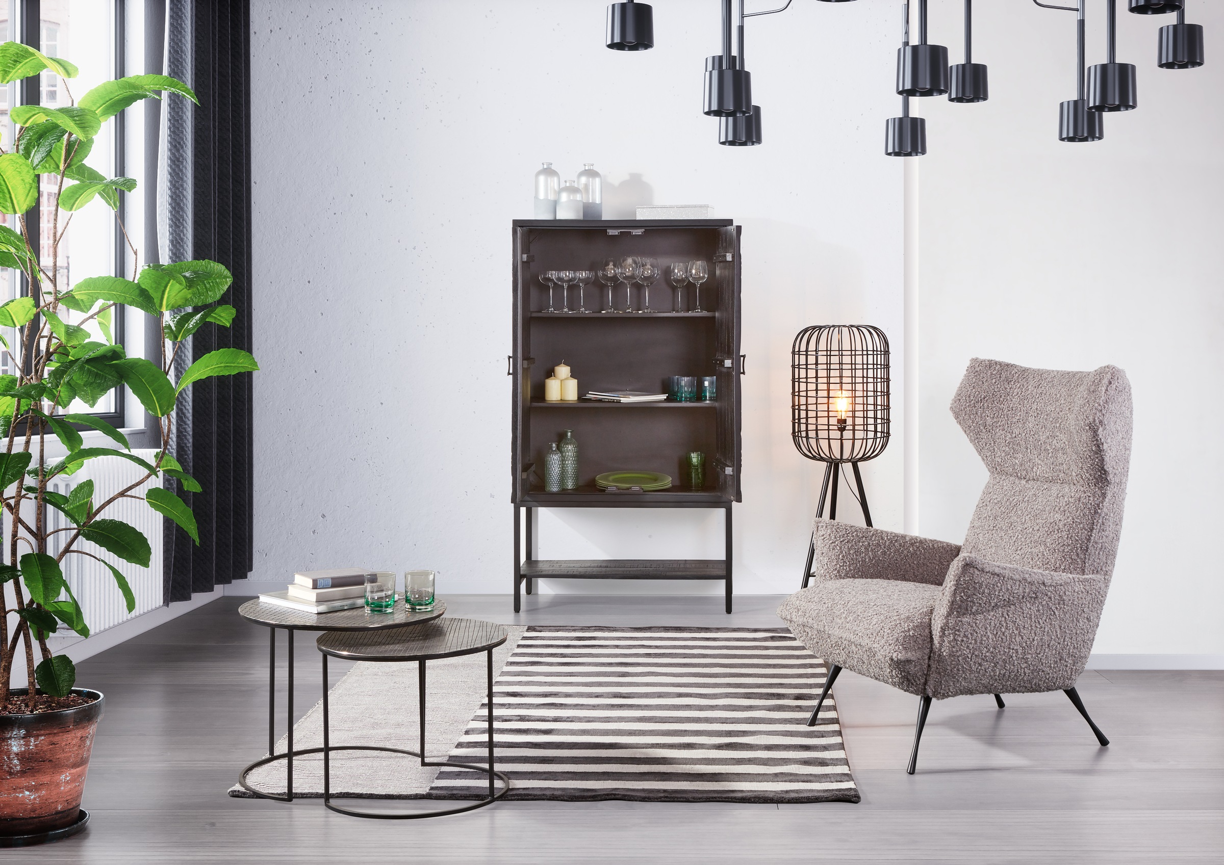 Gutmann Factory Highboard Stauraumschrank, Breite 80 cm