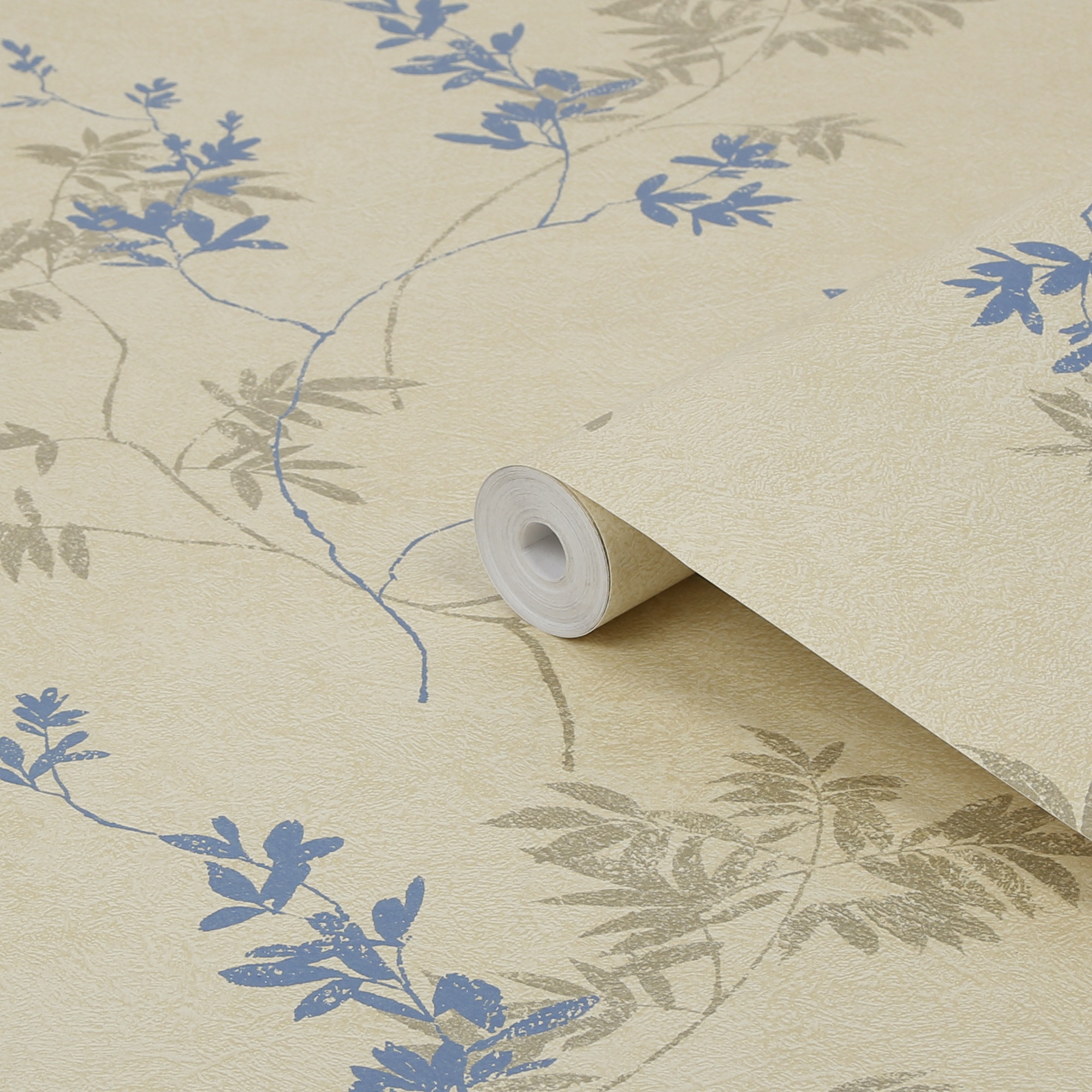LAURA ASHLEY Vliestapete »Mari« floral texturiert 10mx52cm